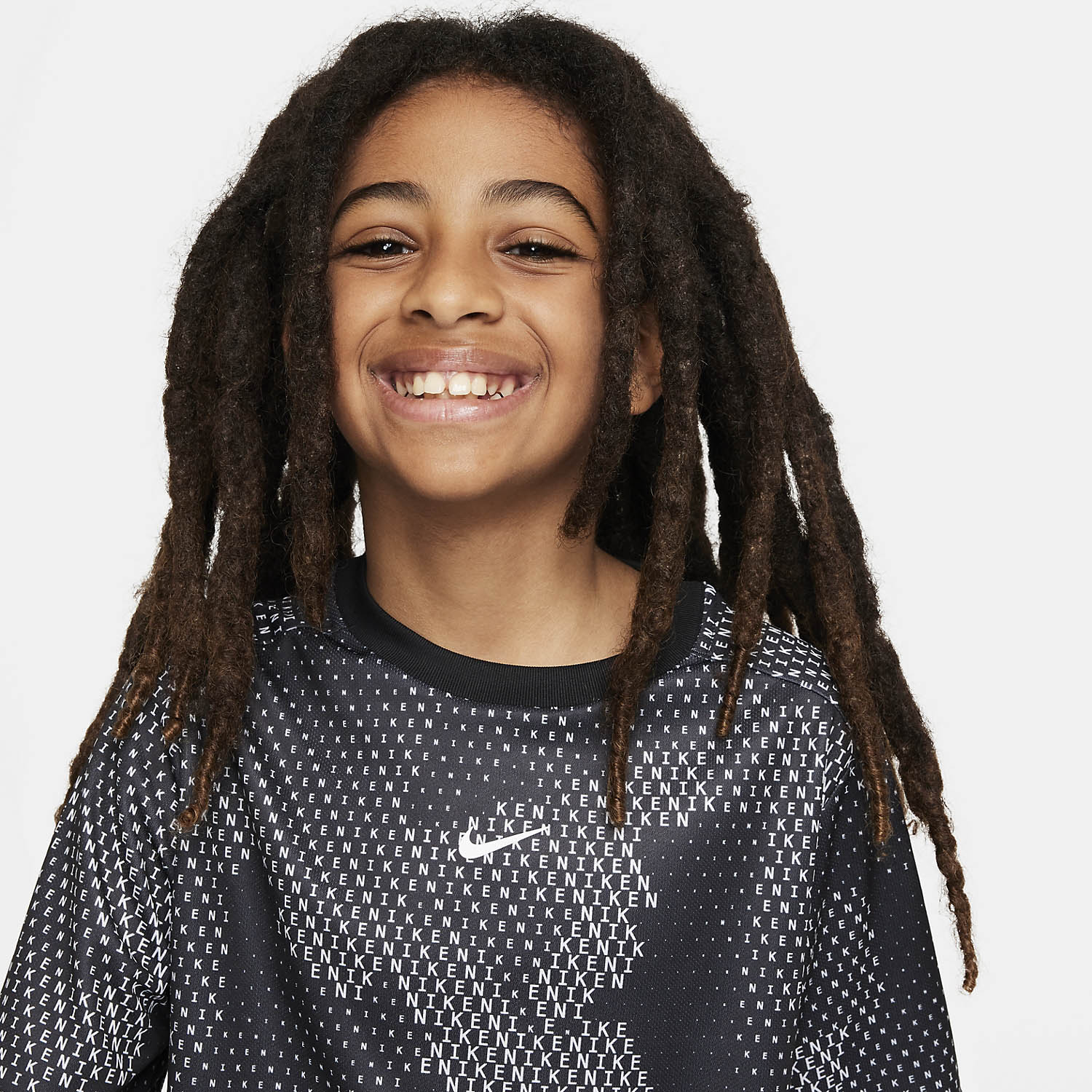 Nike Dri-FIT Multi Camo Camiseta Niño - Black/White