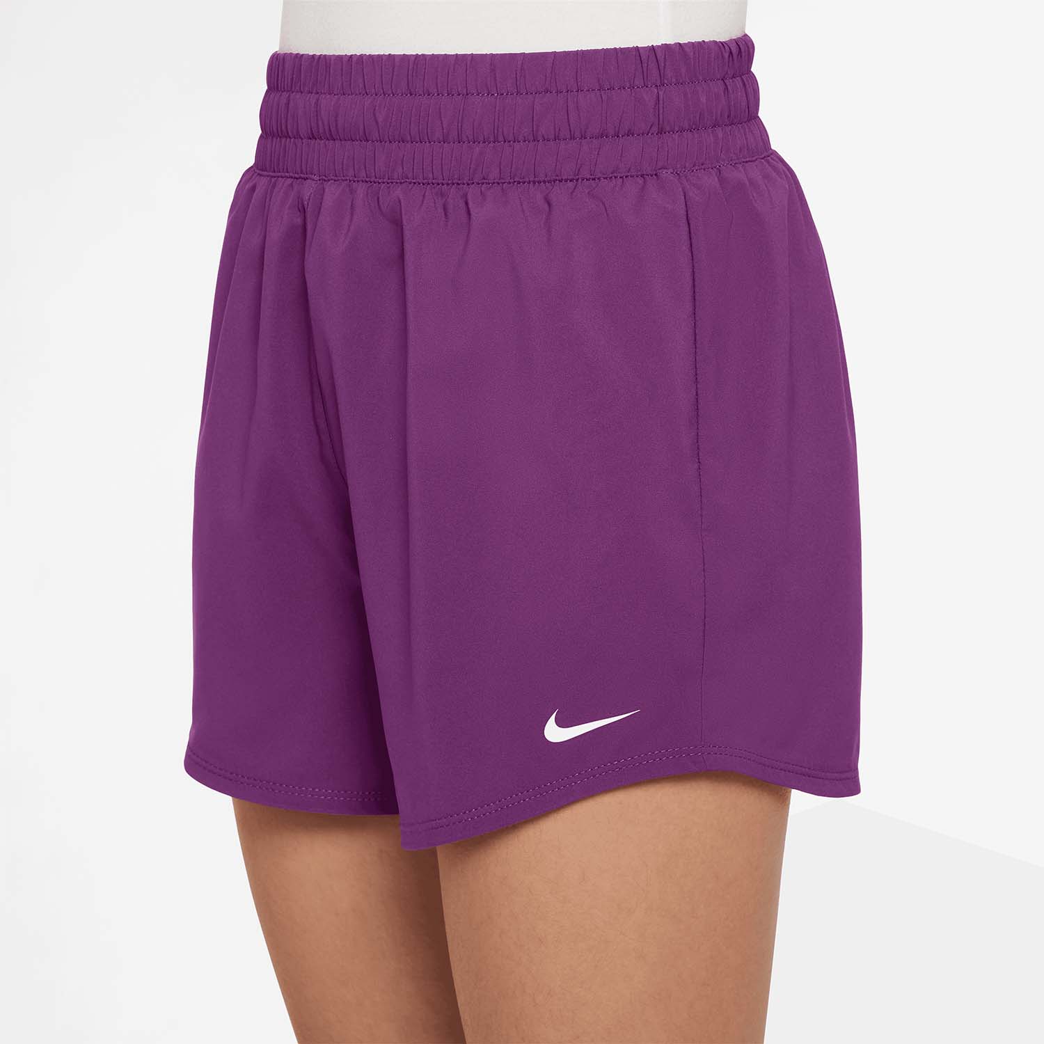 Nike Dri-FIT One 3in Shorts Niña - Viotech/White