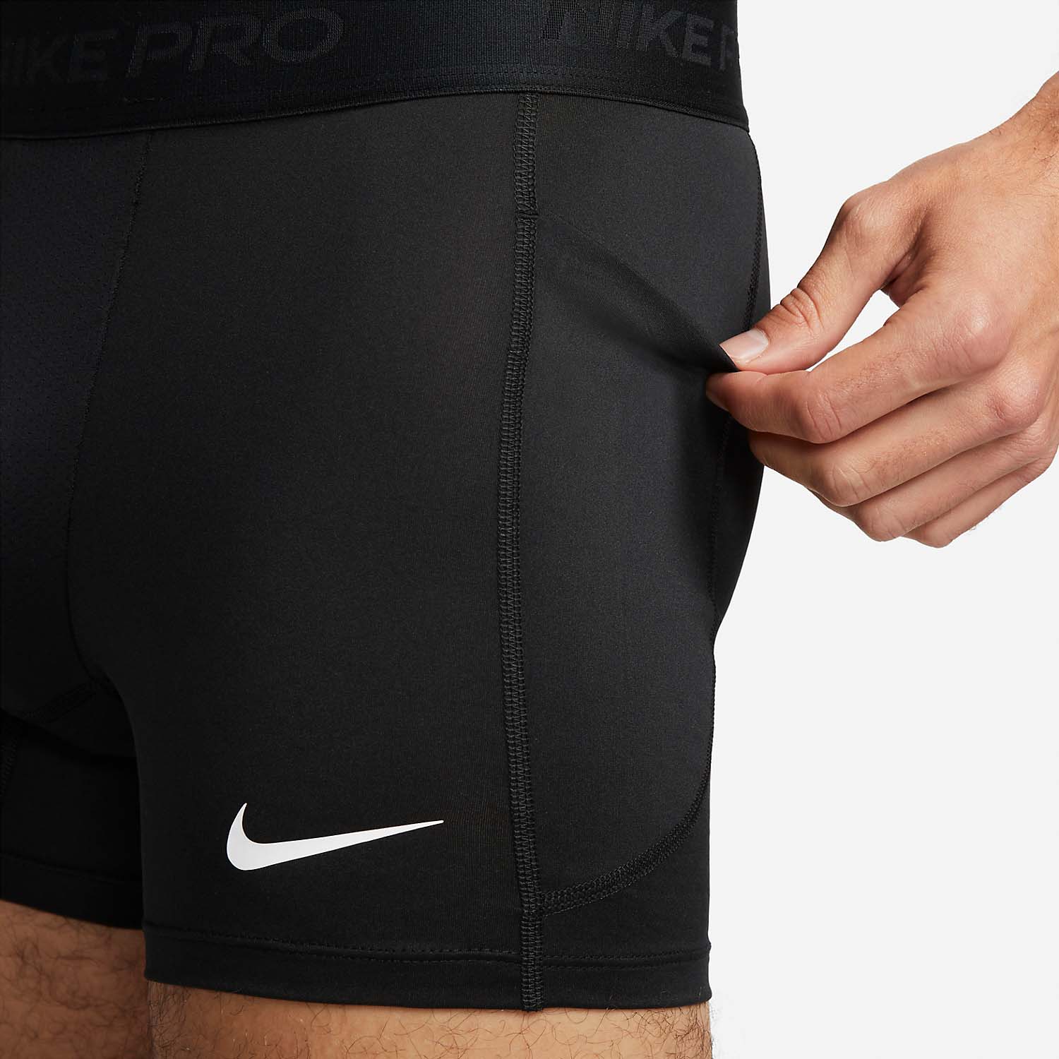 Nike Dri-FIT Pro Mallas Cortas - Black/White