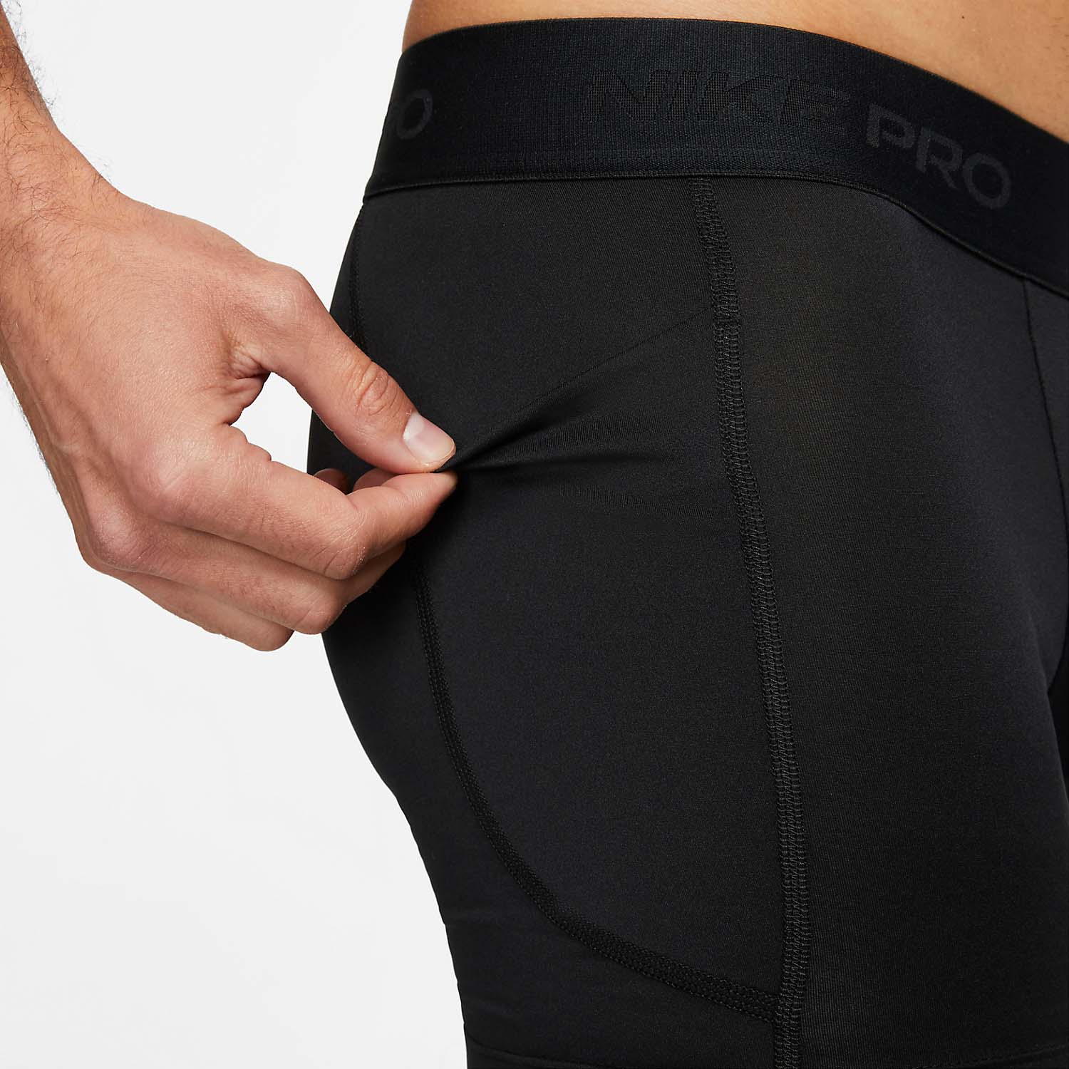 Nike Dri-FIT Pro Short Tights - Black/White