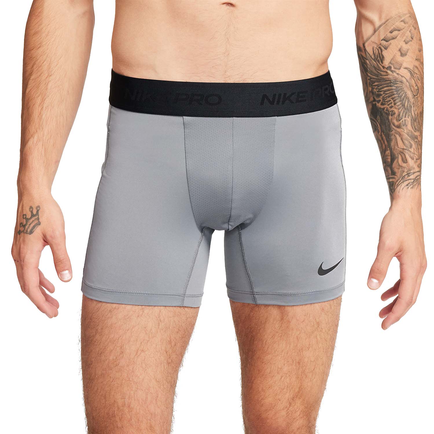 Nike Dri-FIT Pro Short Tights - Smoke Grey/Black