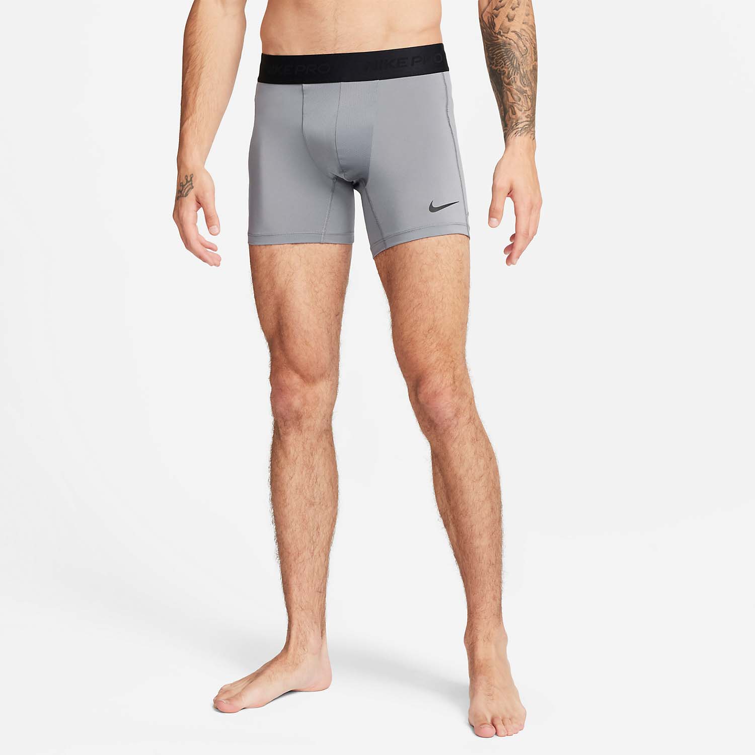 Nike Dri-FIT Pro Short Tights - Smoke Grey/Black