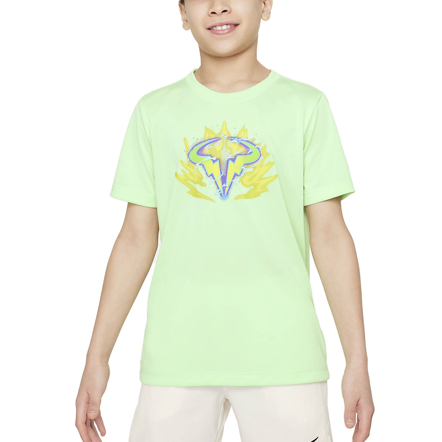 Nike Dri-FIT Rafa T-Shirt Boy - Vapor Green