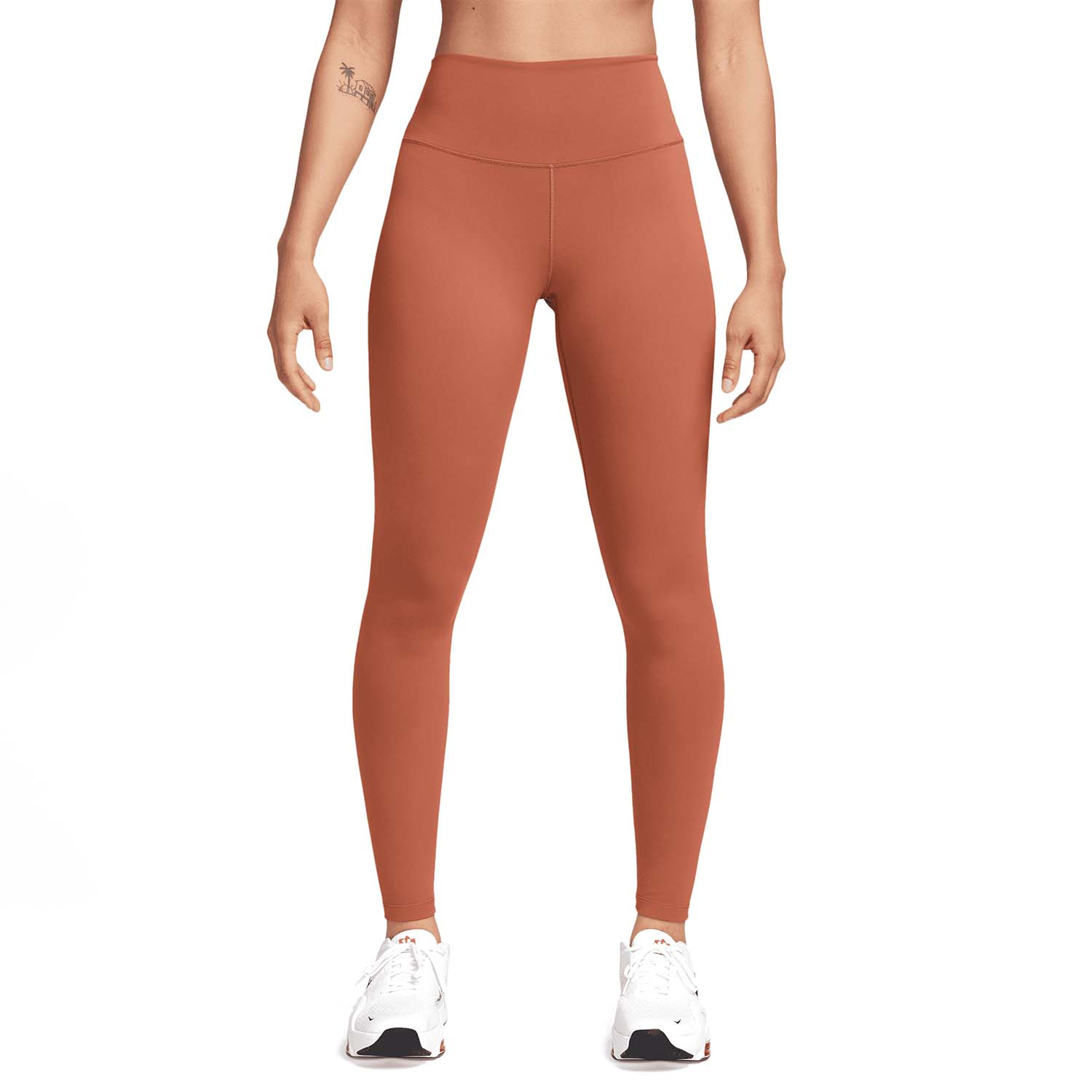 Nike One Court Tights - Burnt Sunrise/Black