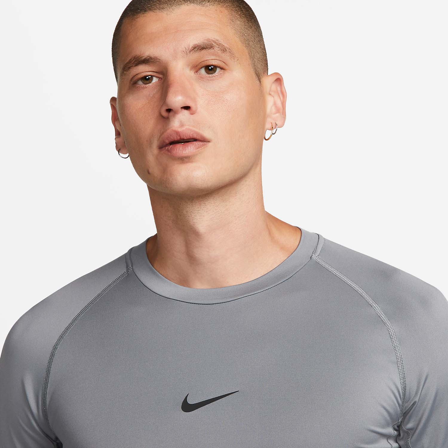 Nike Pro Maglietta - Smoke Grey/Black