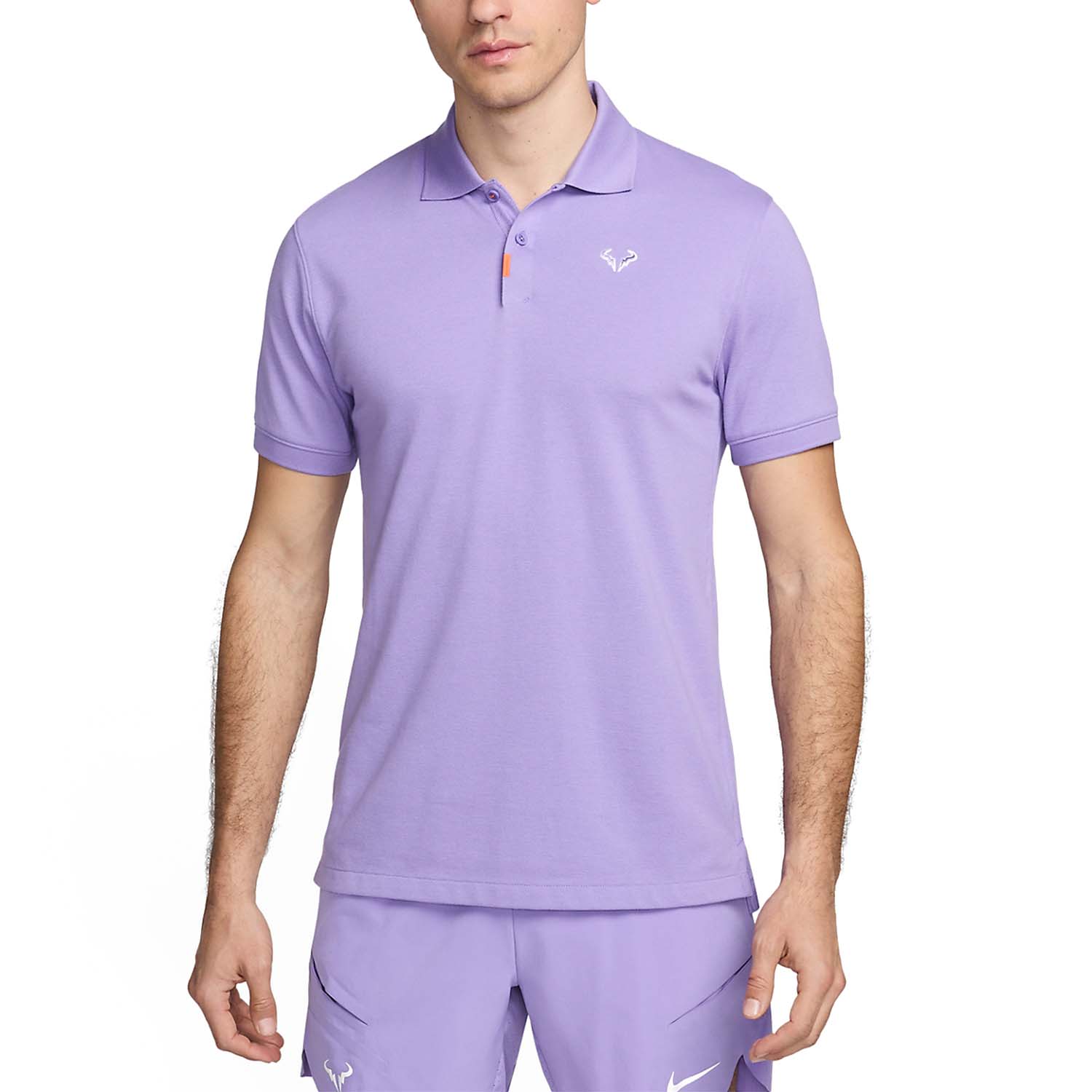 Nike Rafa Logo Polo - Space Purple/White