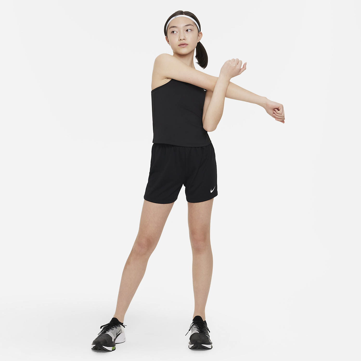 Nike Trophy 4in Shorts Girl - Black/White
