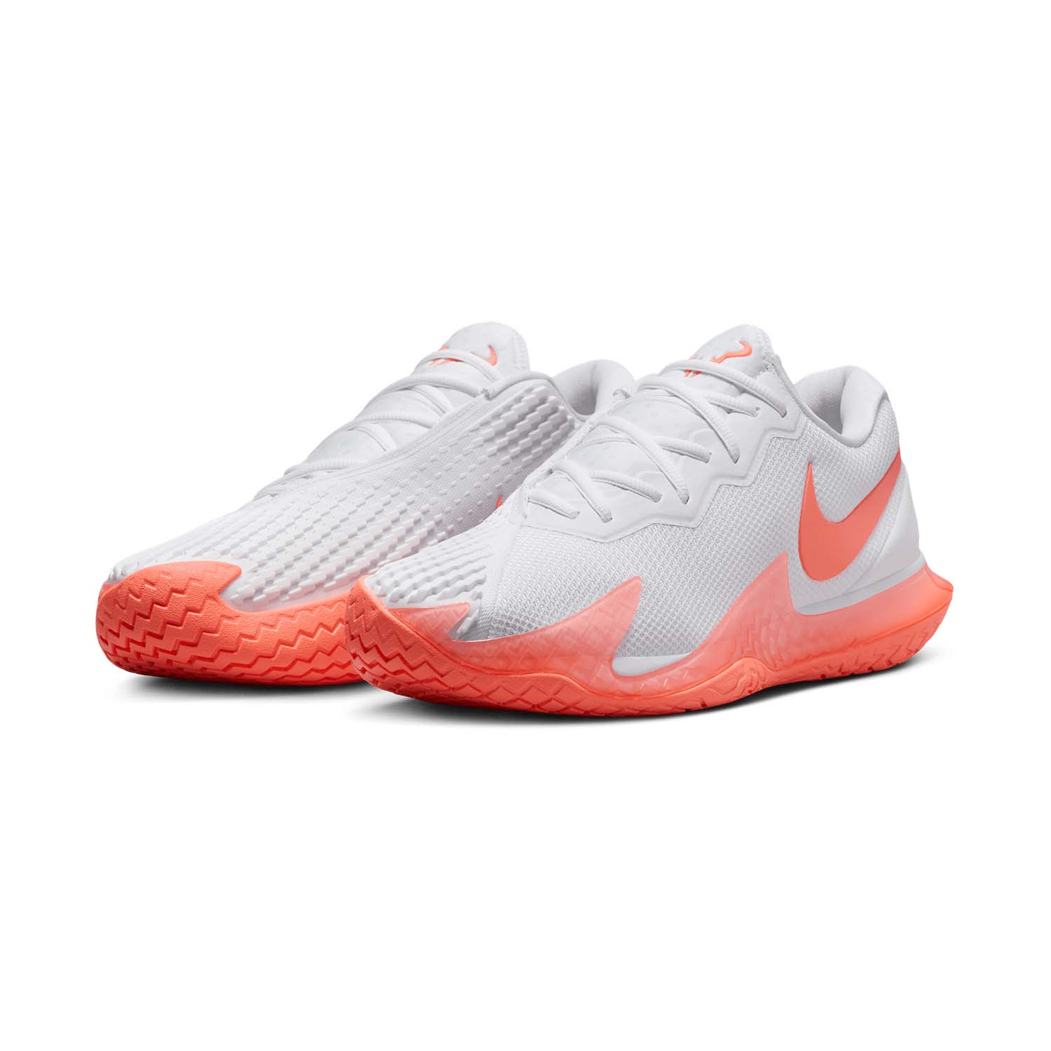 Nike Air Zoom Vapor Cage 4 Rafa HC - White/Bright Mango