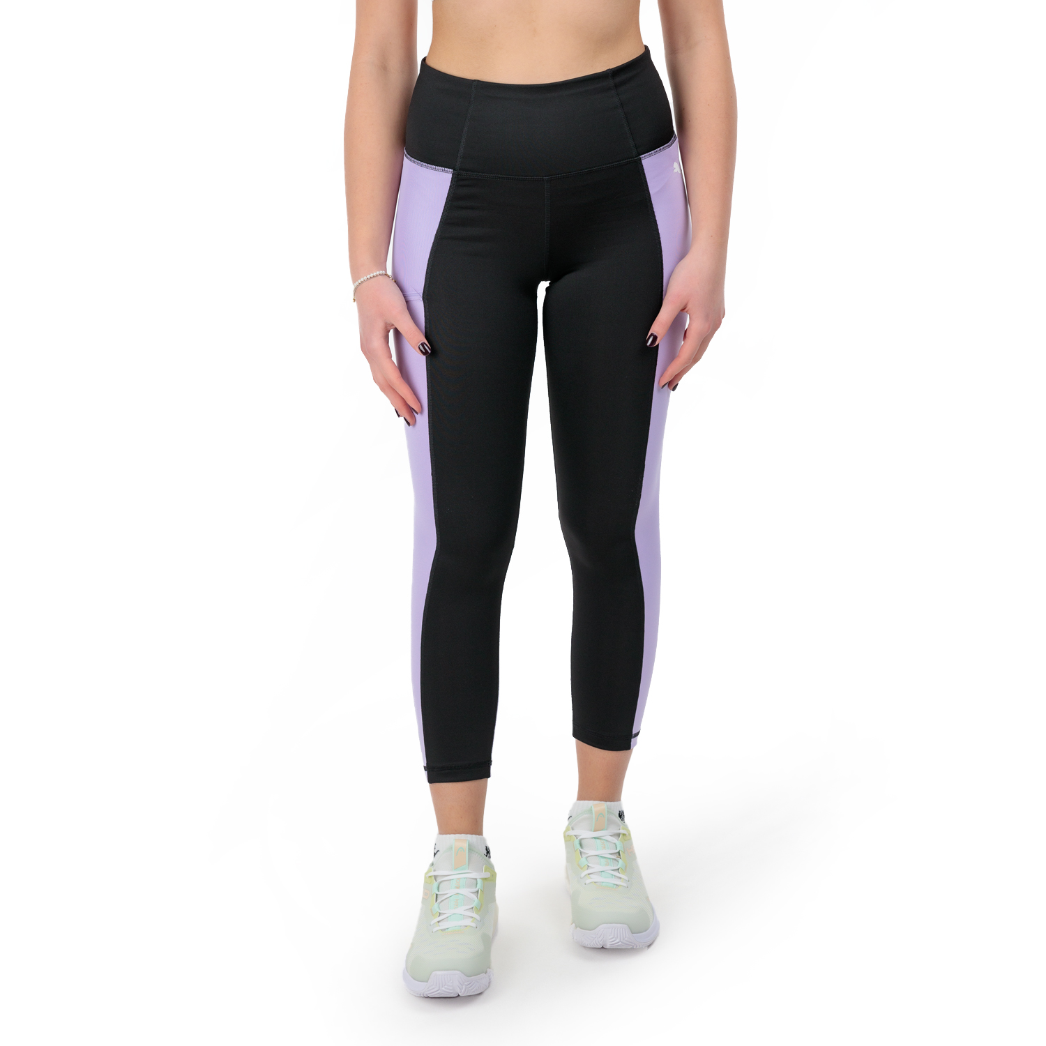 Puma Individual 3/4 Tights - Black/Vivid Violet