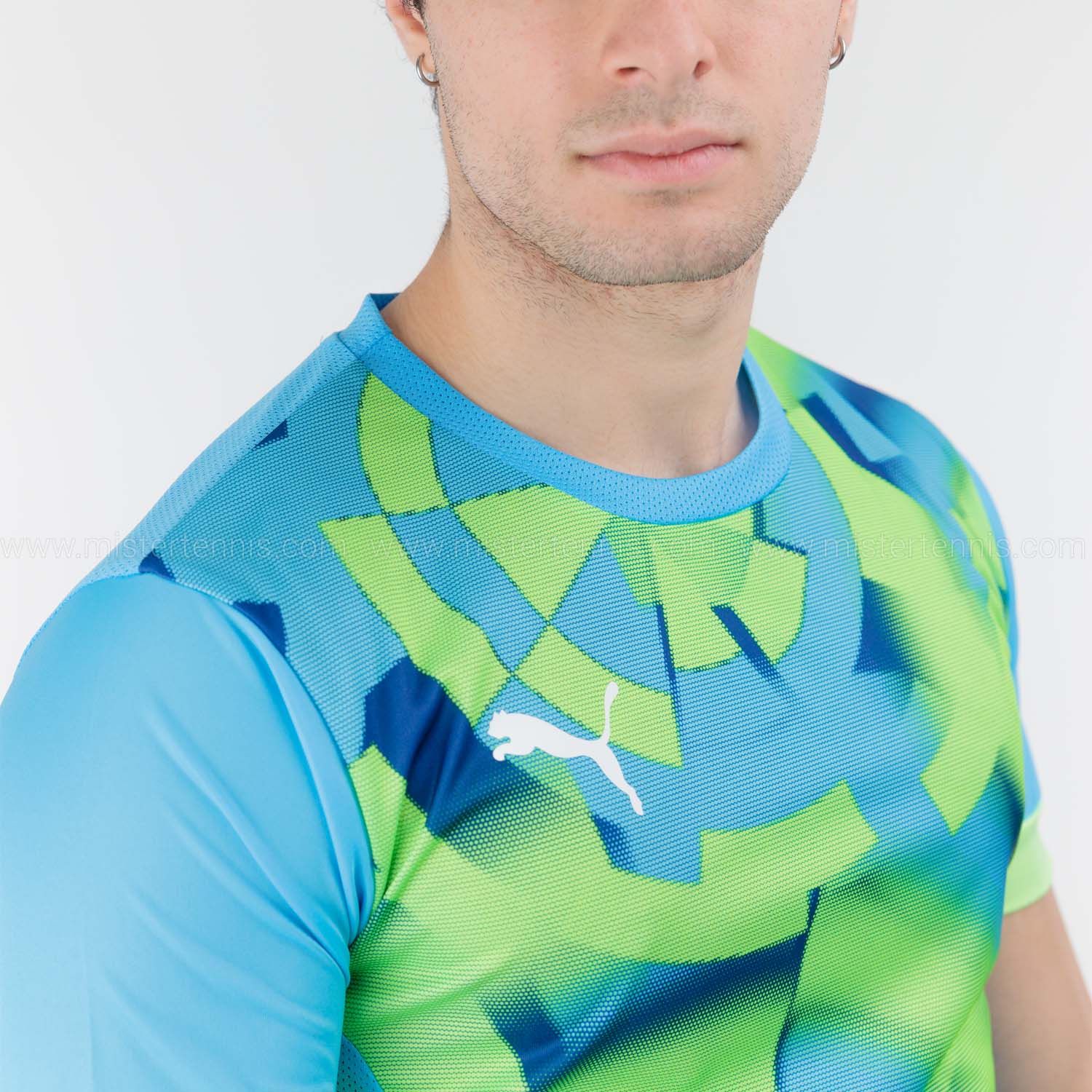 Puma IndividualGoal Graphic Camiseta - Luminous Blue