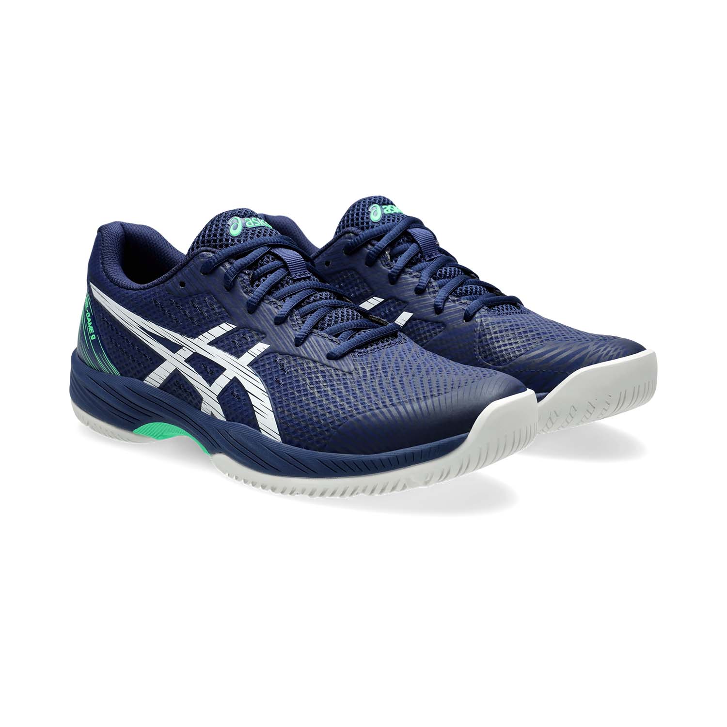 Asics Gel Game 9 Men's Tennis Shoes - Blue Expanse/White