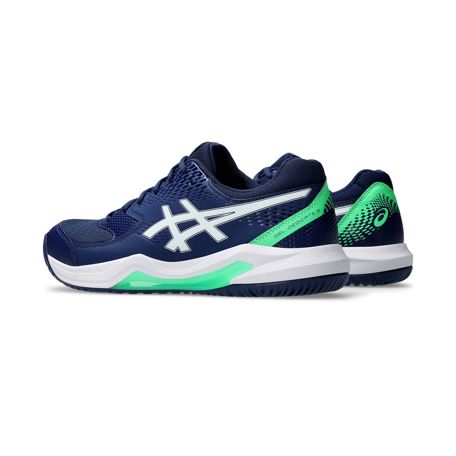 Asics Gel Dedicate 8 Men's Tennis Shoes - Blue Expanse/White