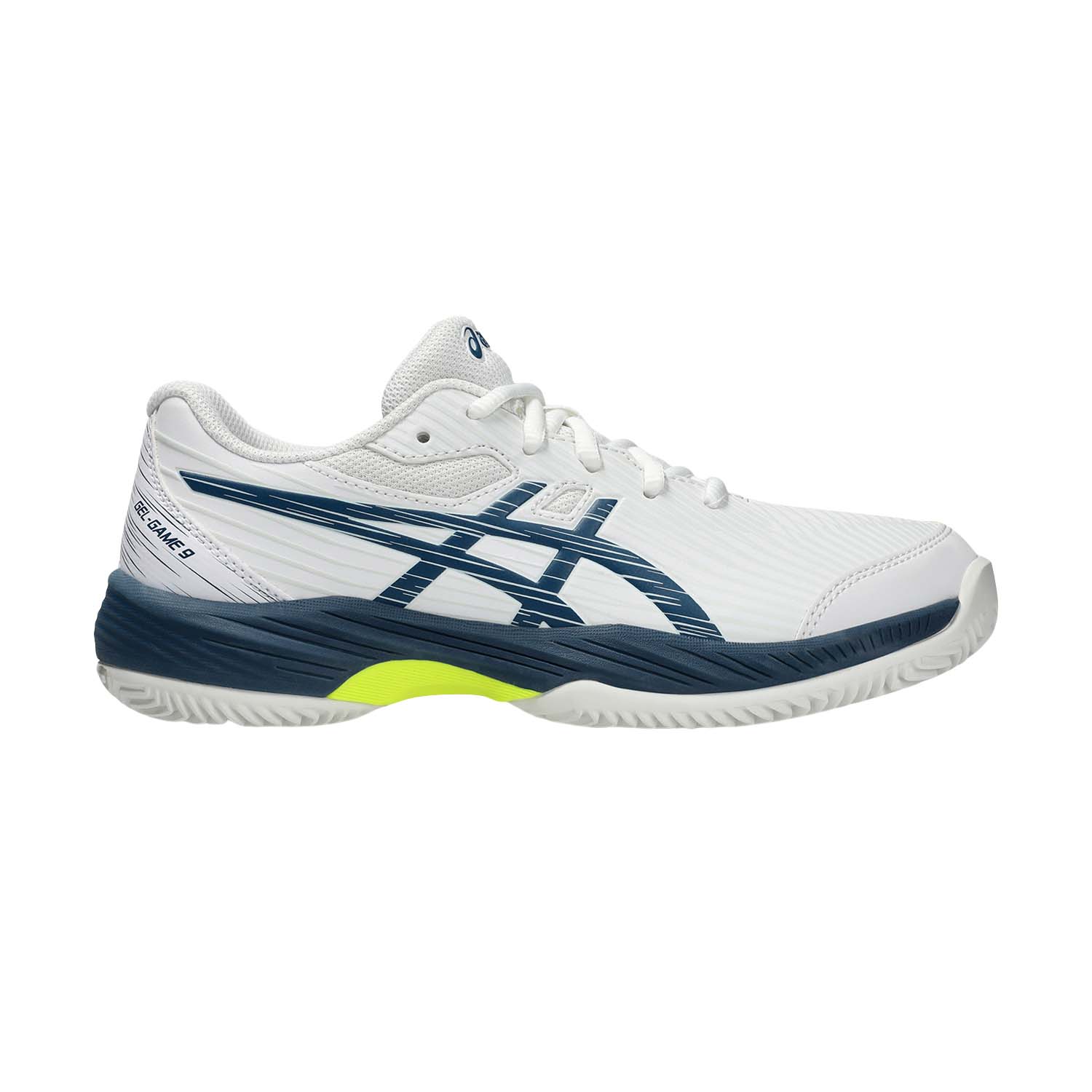 Asics Gel Game 9 GS Clay/OC Junior's Tennis Shoes - White