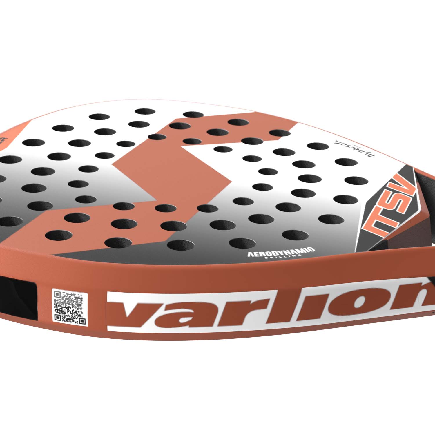 Varlion Bourne Hexagon 8.8 Padel Racket - Chestnut/Black/White