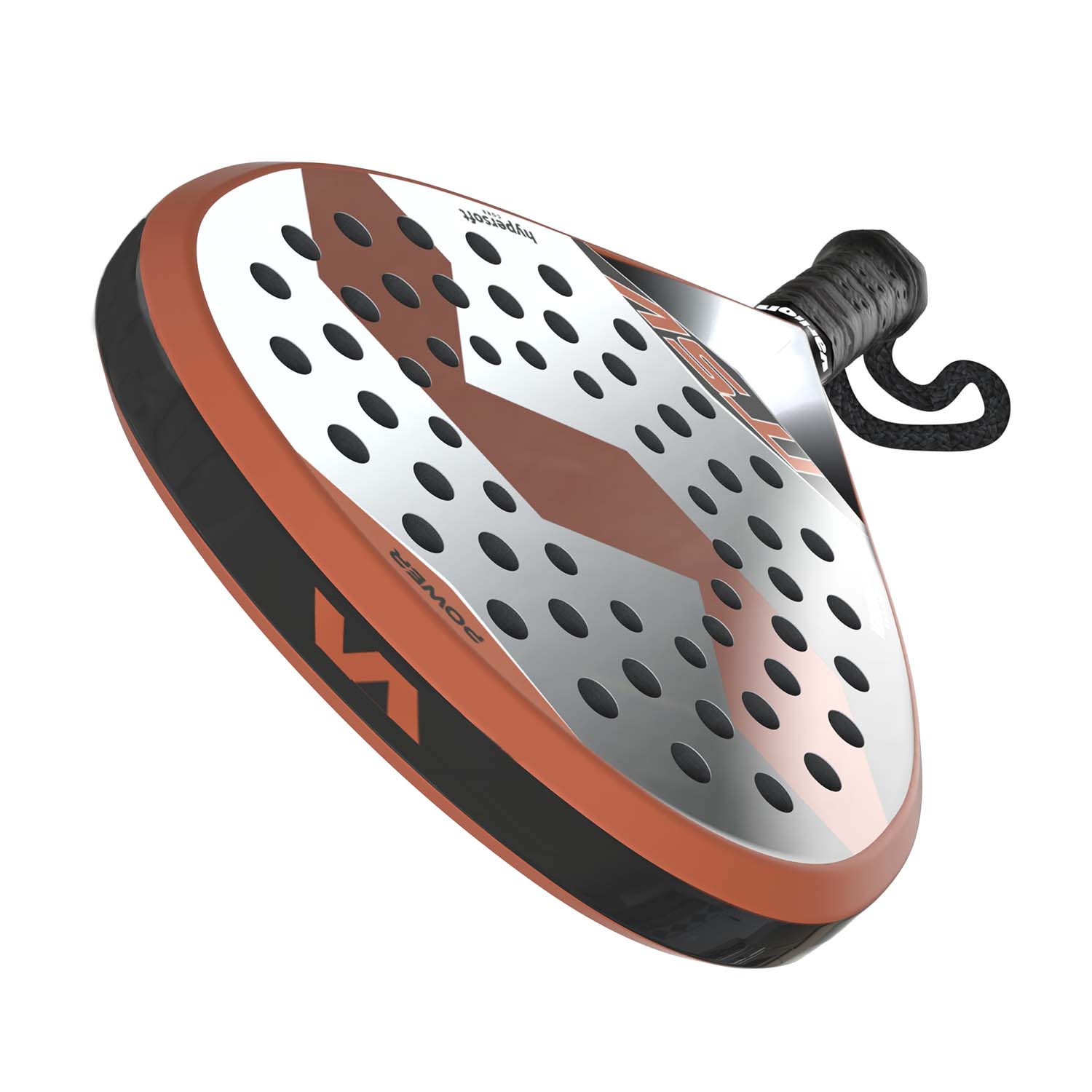 Varlion Bourne Hexagon 8.8 Padel Racket - Chestnut/Black/White
