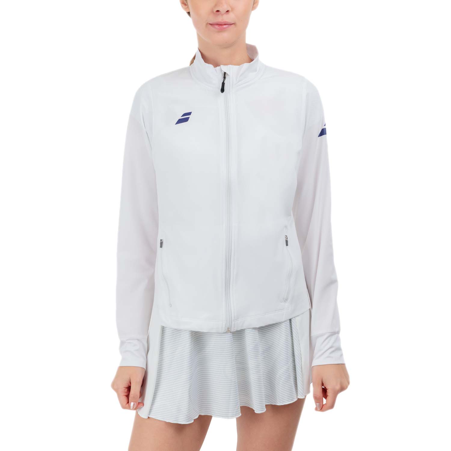 Babolat Play Logo Jacket - White