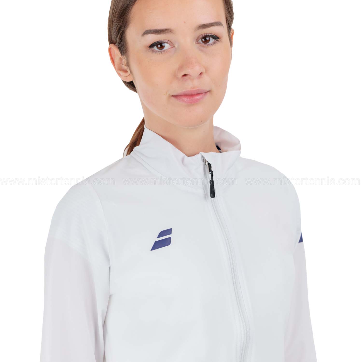 Babolat Play Logo Jacket - White