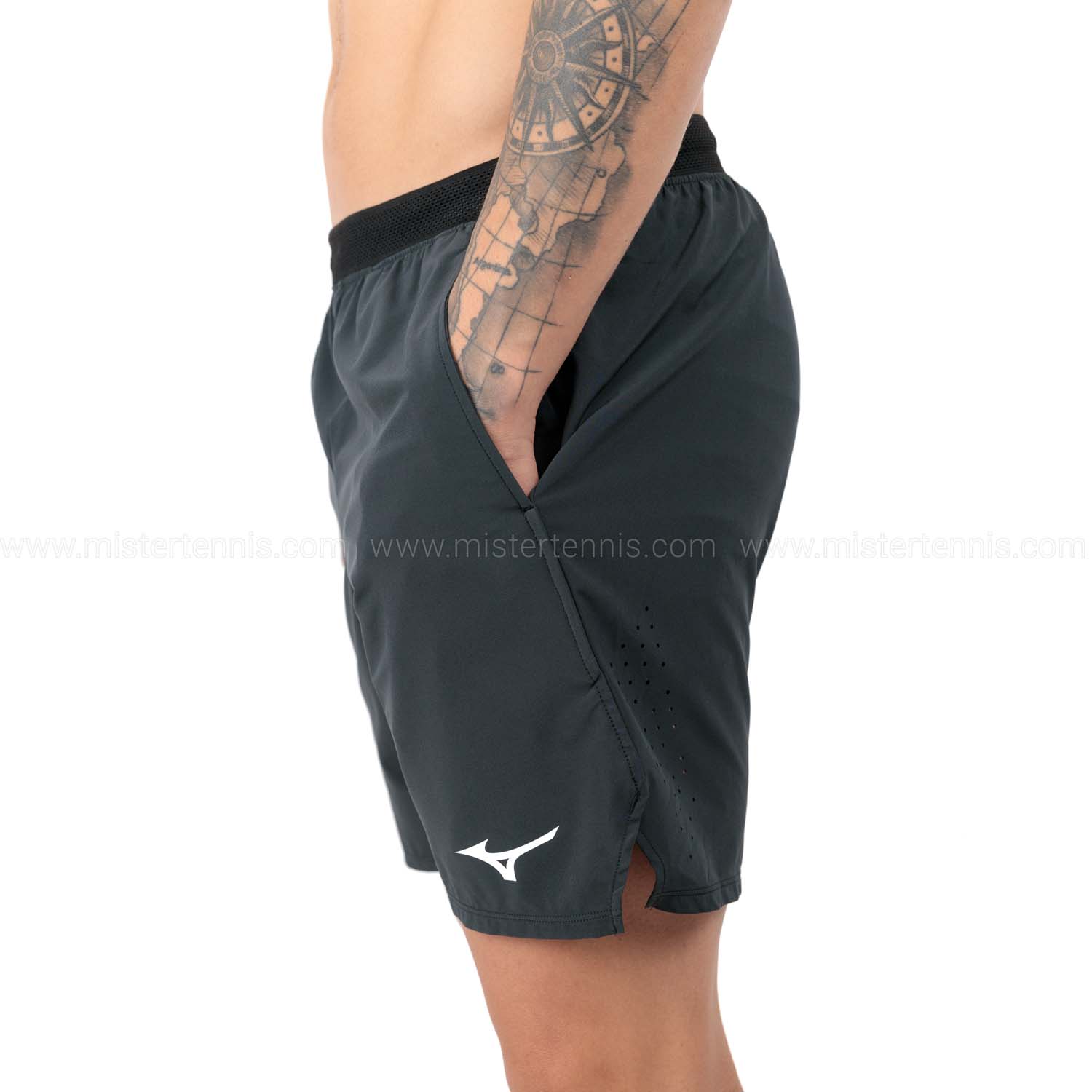 Mizuno Laser 8in Shorts - Black