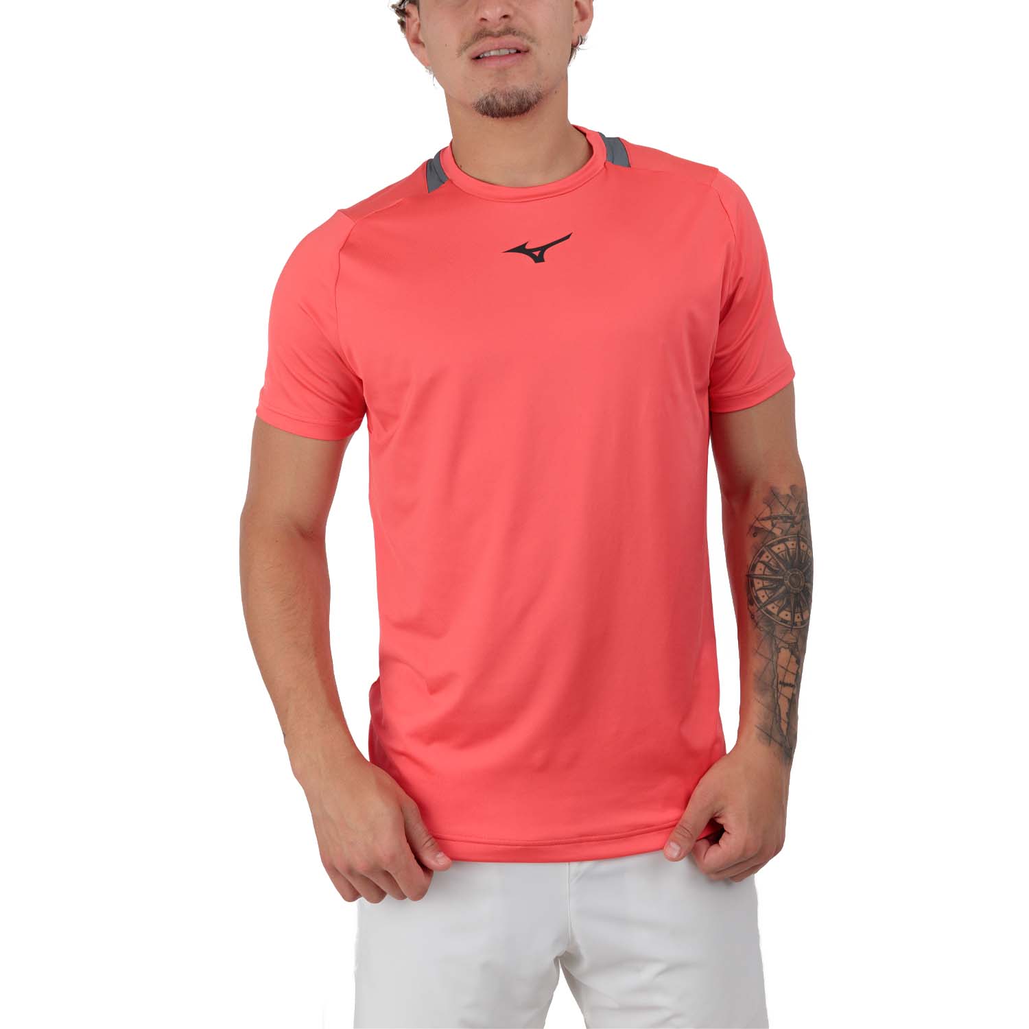 Mizuno Logo Camiseta - Radiant Red