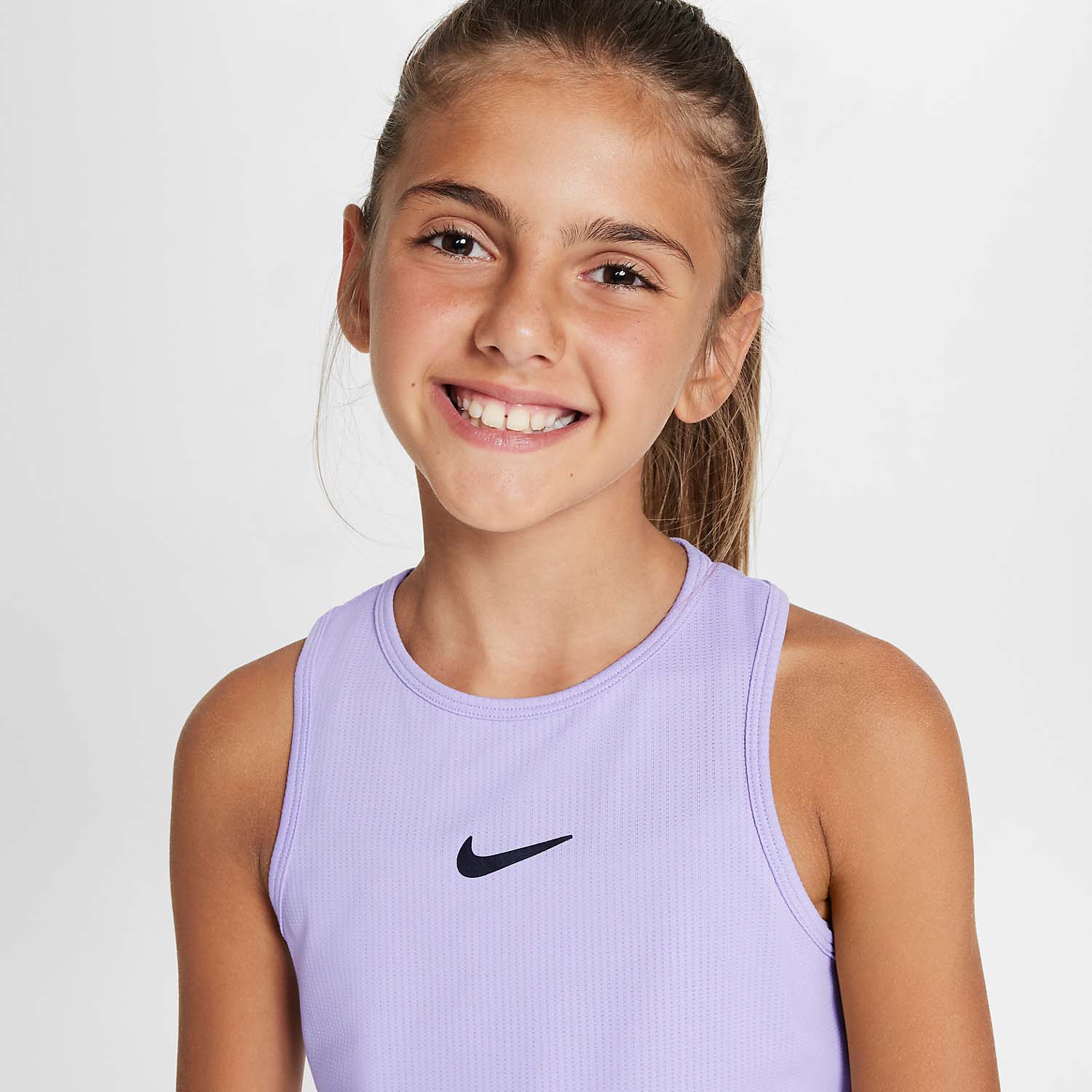 Nike Court Dri-FIT Victory Tank Girl - Hydrangeas/Black