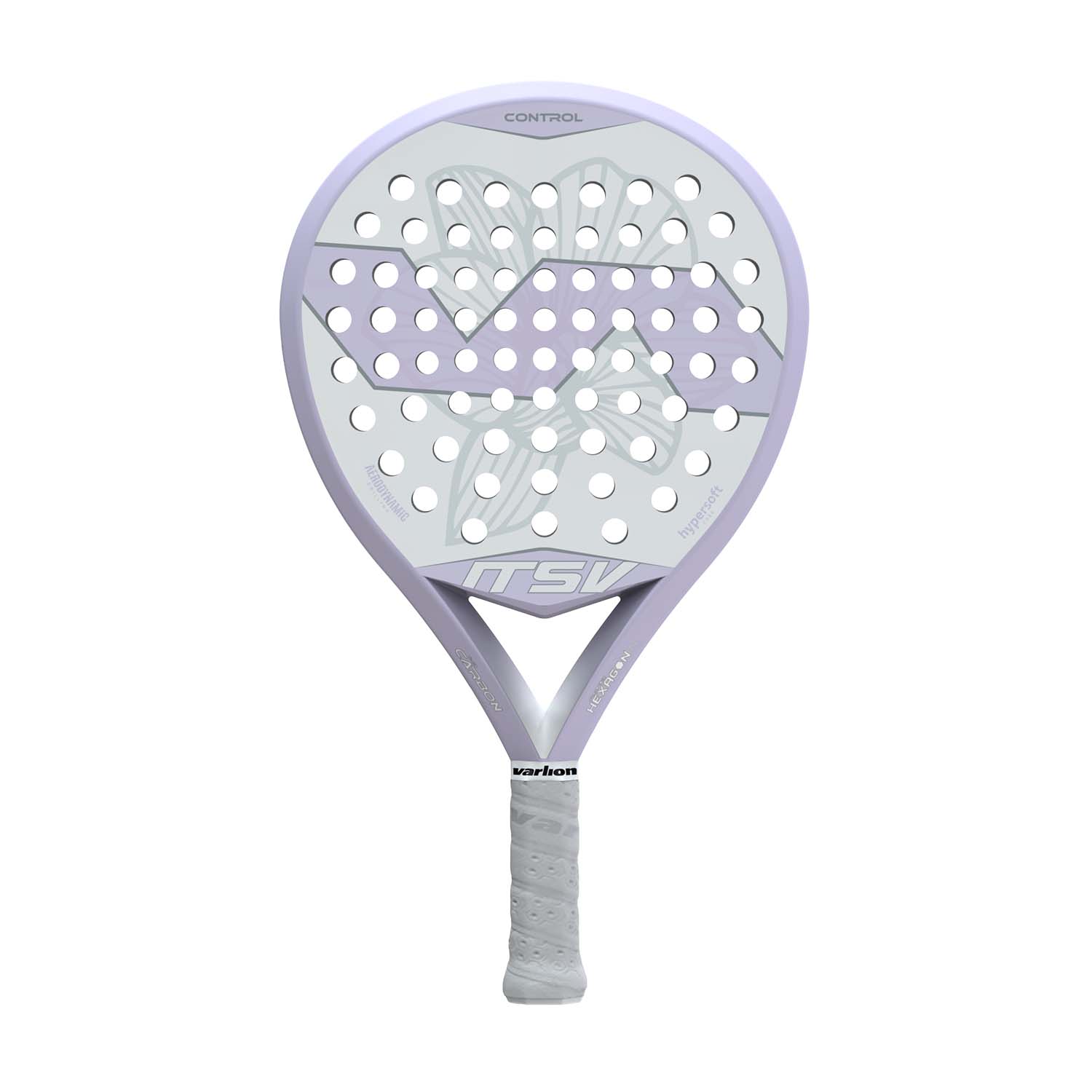 Varlion LW Hexagon 8.8 Orquídea Padel Racket - Pale Lilac
