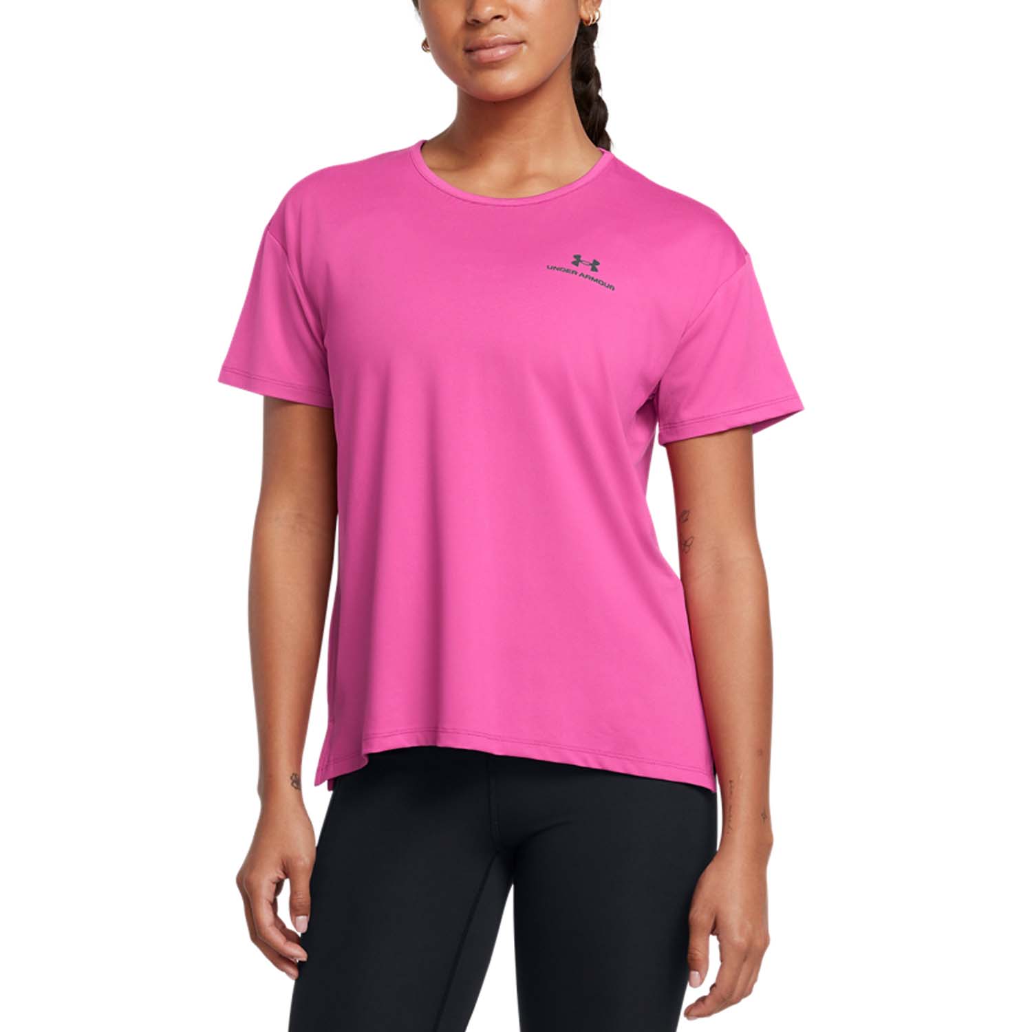 Under Armour Rush Energy 2.0 T-Shirt - Astro Pink/Black