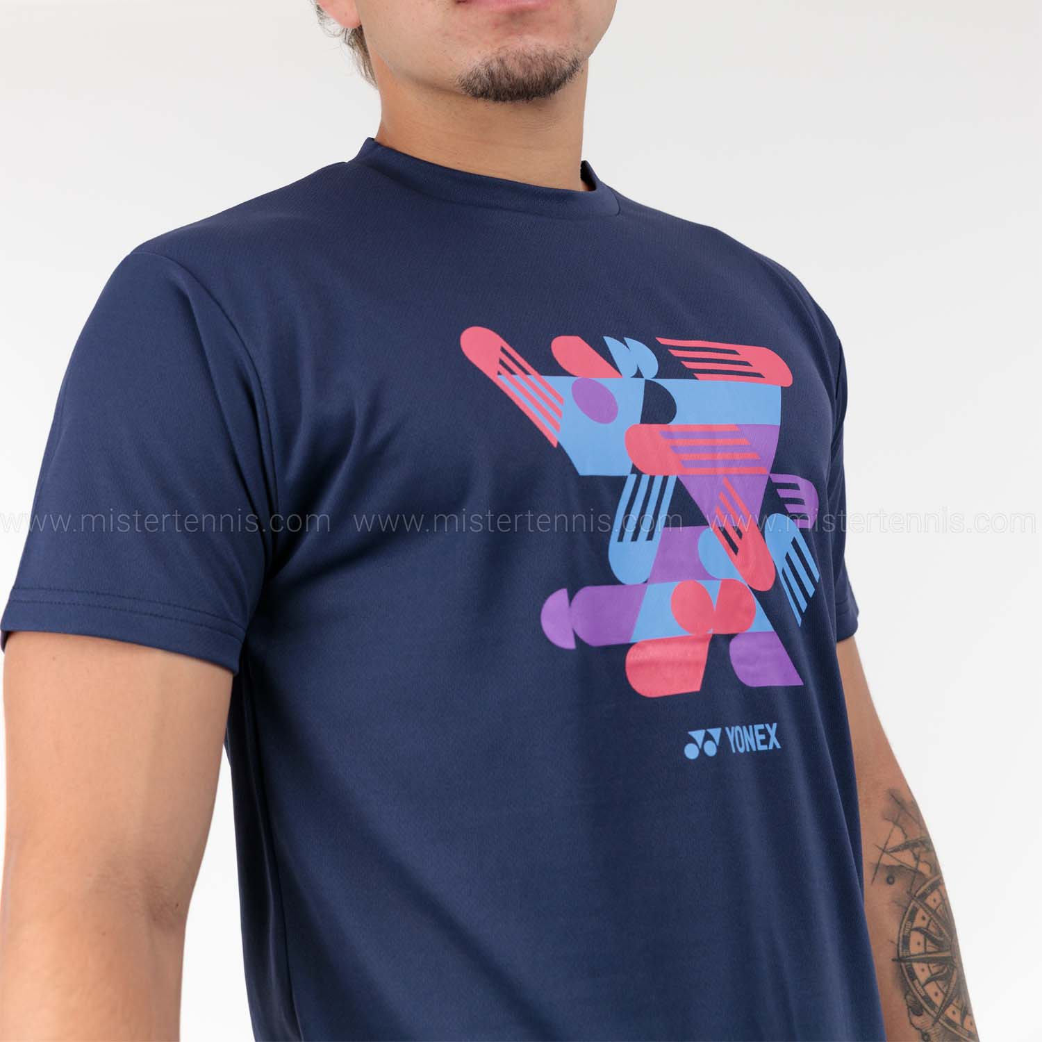 Yonex Practice Court T-Shirt - Indigo Marine