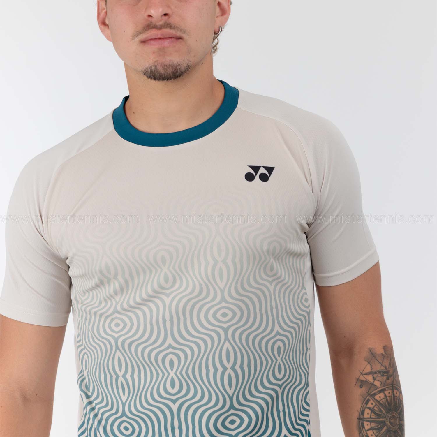 Yonex Practice Crew Camiseta - Oatmeal
