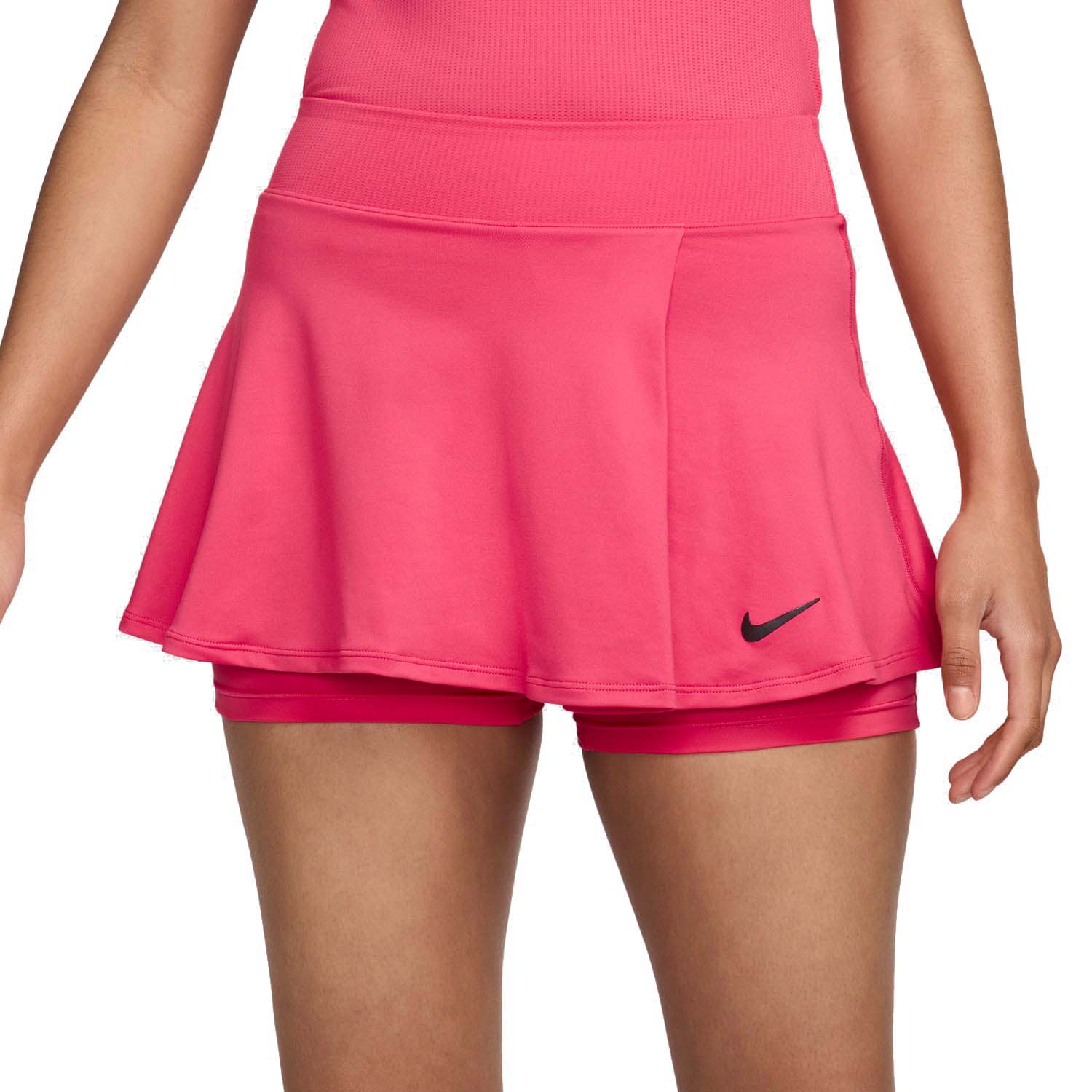 Nike Flouncy Women's Tennis Skirt - Aster Pink/Black