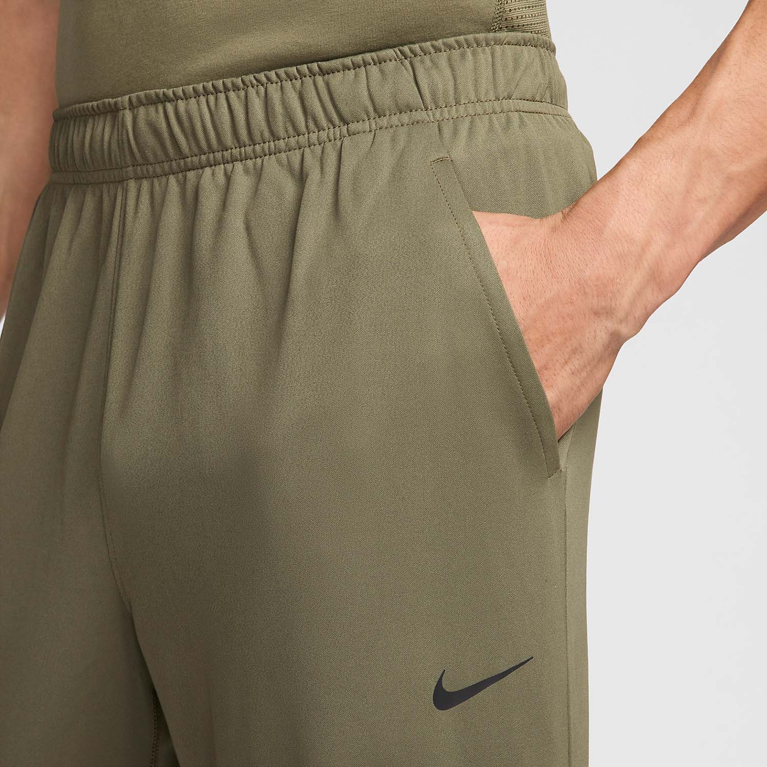 Nike Dri-FIT Totality Men's Tennis Pants - Olive/Black