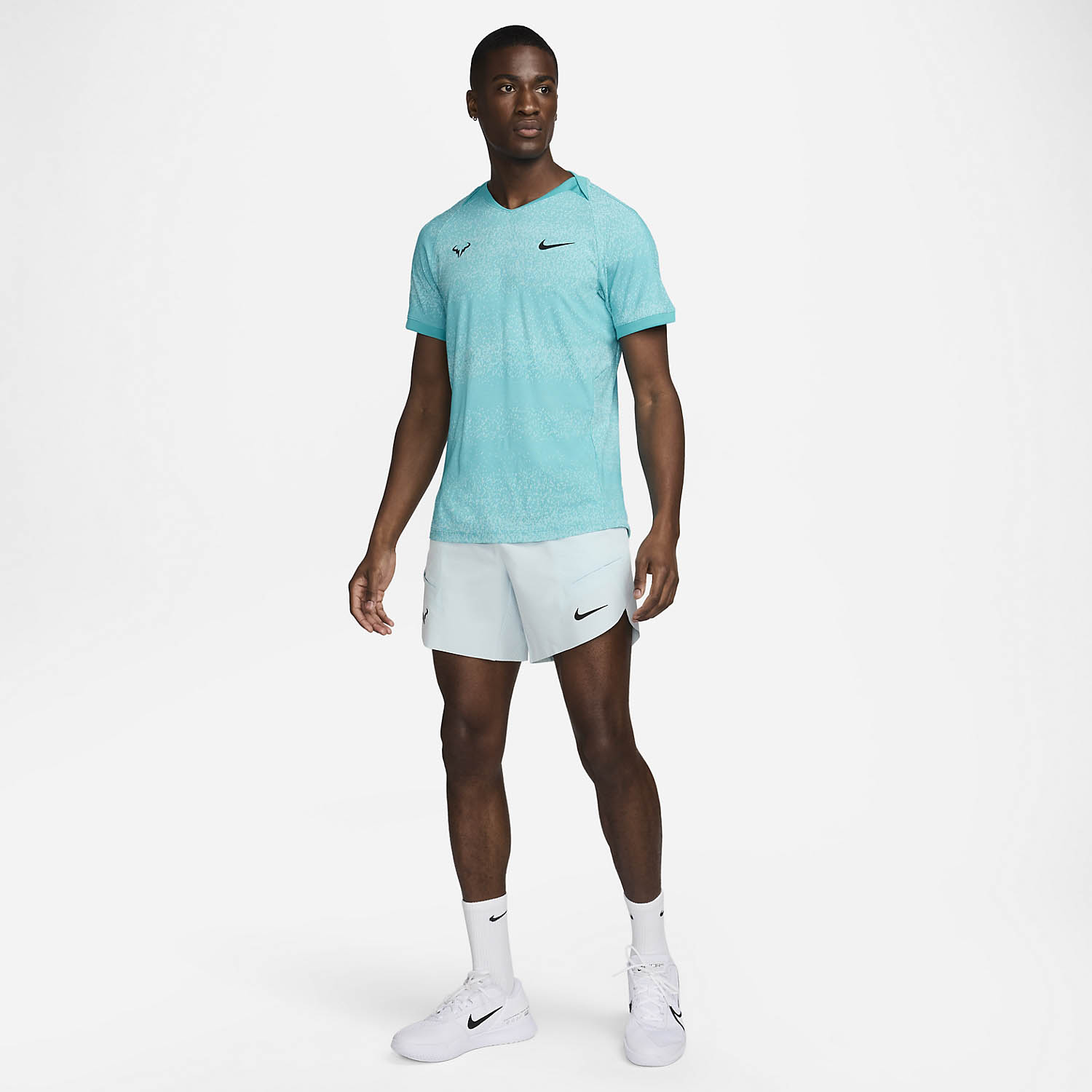 Nike Rafa Men's Tennis T-Shirt - Dusty Cactus/Black