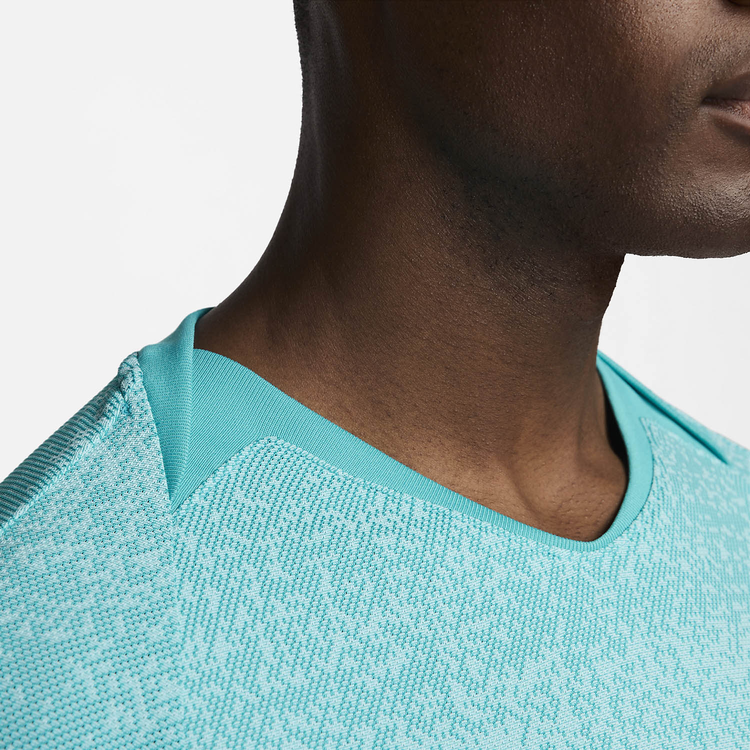 Nike Rafa Men's Tennis T-Shirt - Dusty Cactus/Black