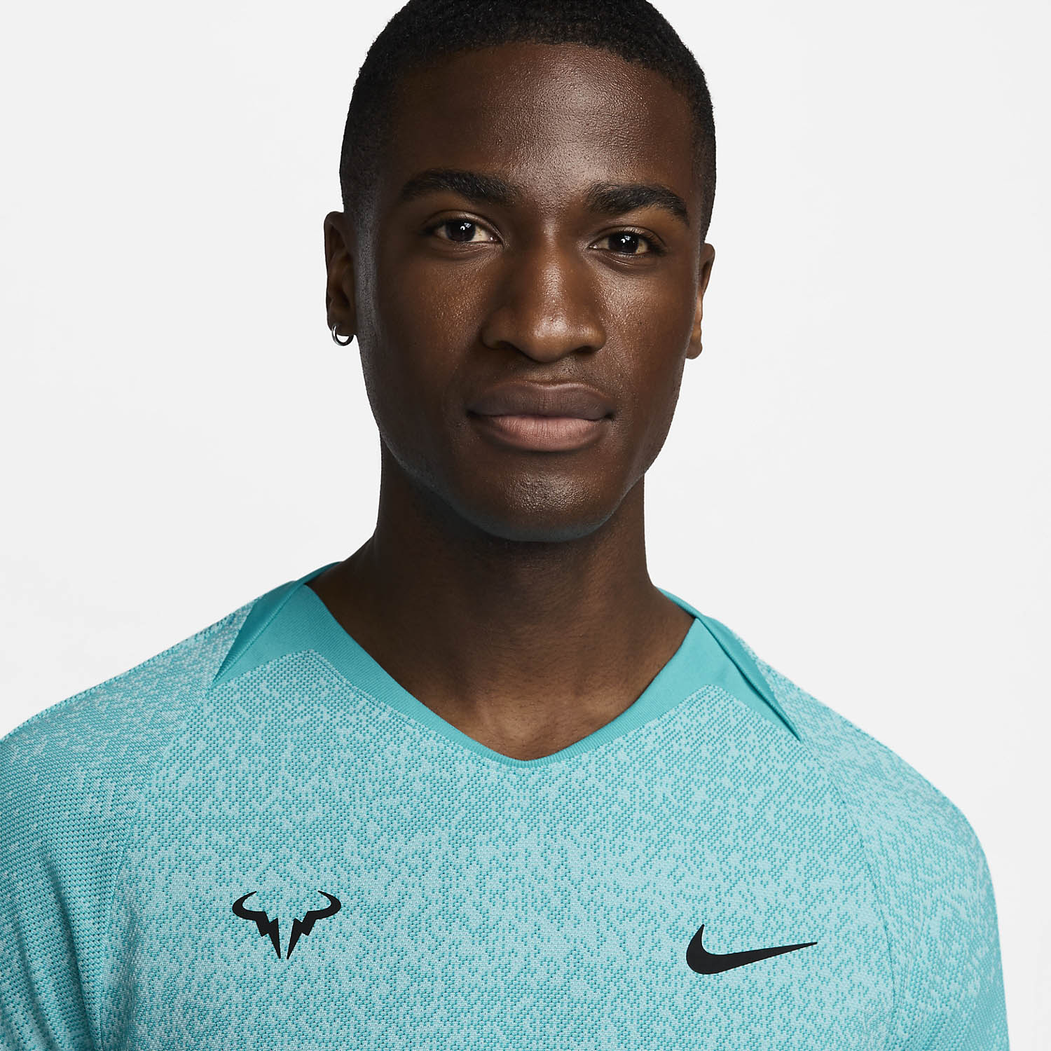 Nike Rafa Men's Tennis T-Shirt - Dusty Cactus/Black