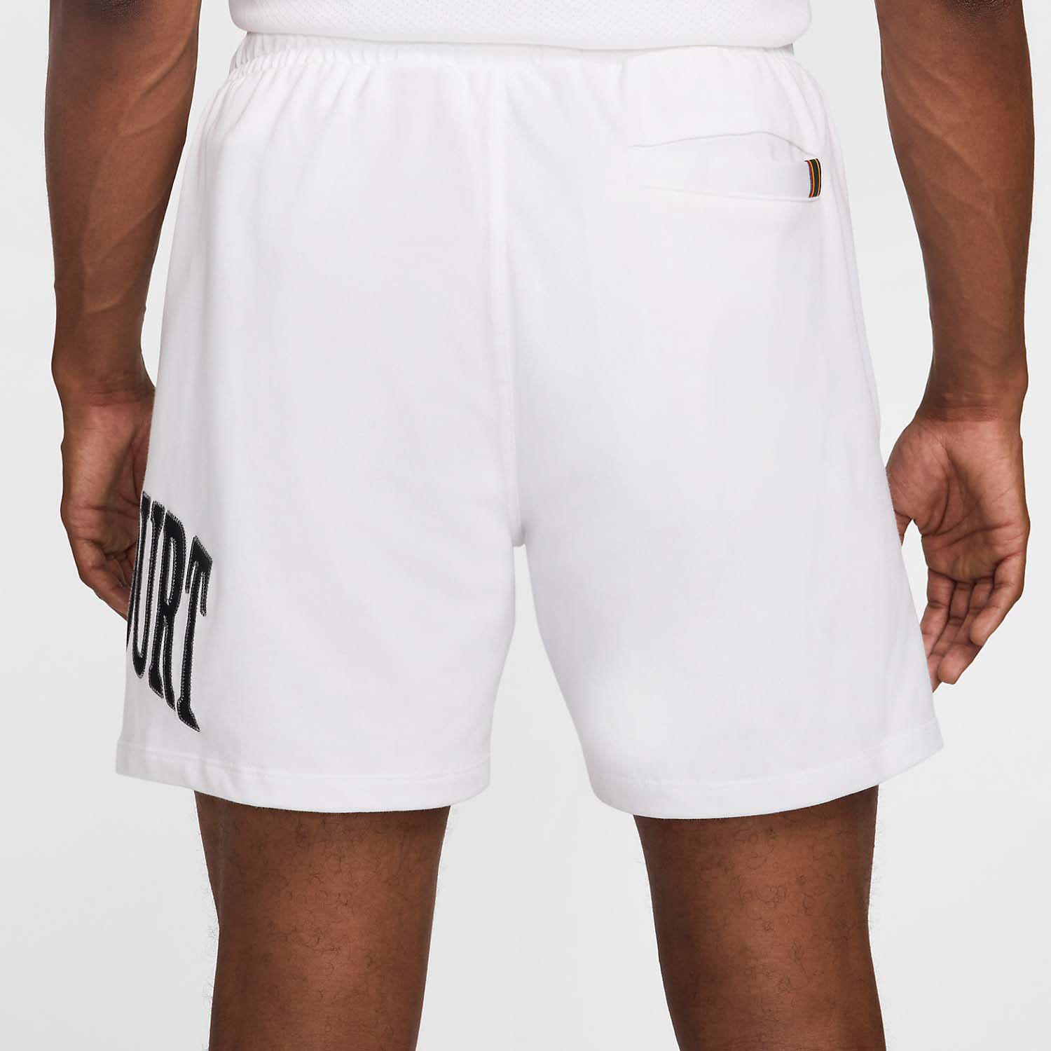 Nike Court Heritage Mid 6in Shorts - White/Black/Flat Pewter