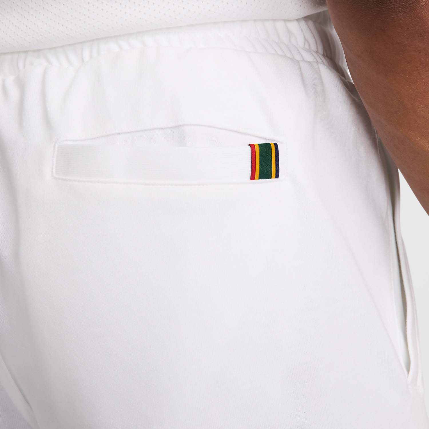 Nike Court Heritage Mid 6in Shorts - White/Black/Flat Pewter