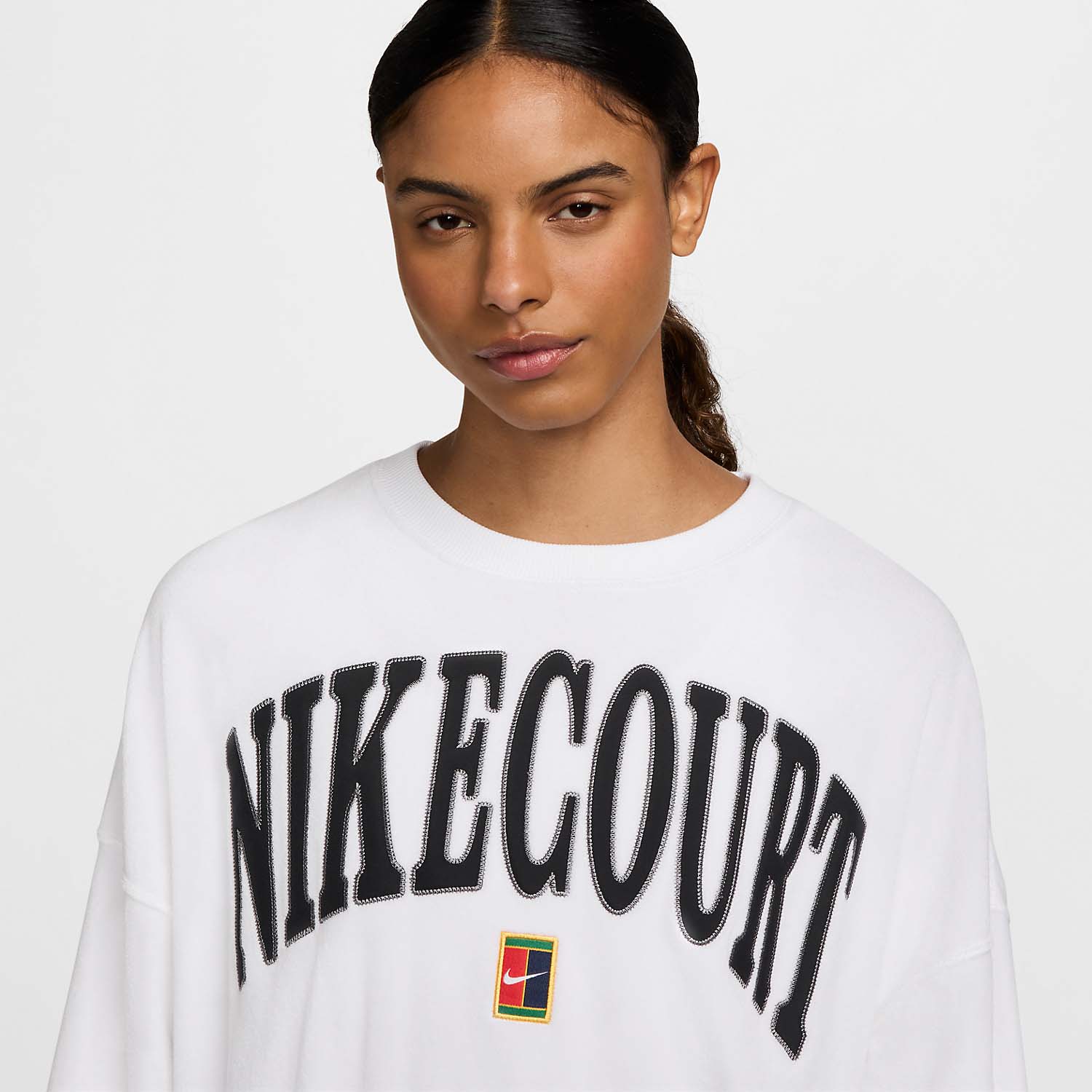 nike court hbr sweatshirt white