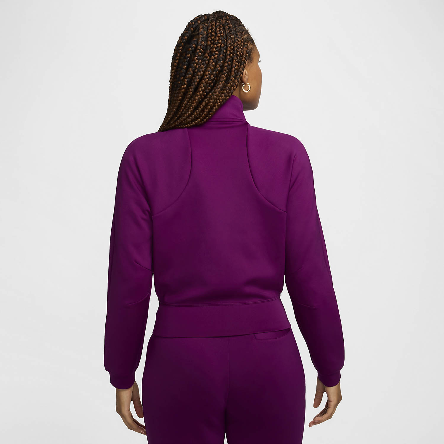 Nike Court Heritage Logo Women's Tennis Jacket - Sangria