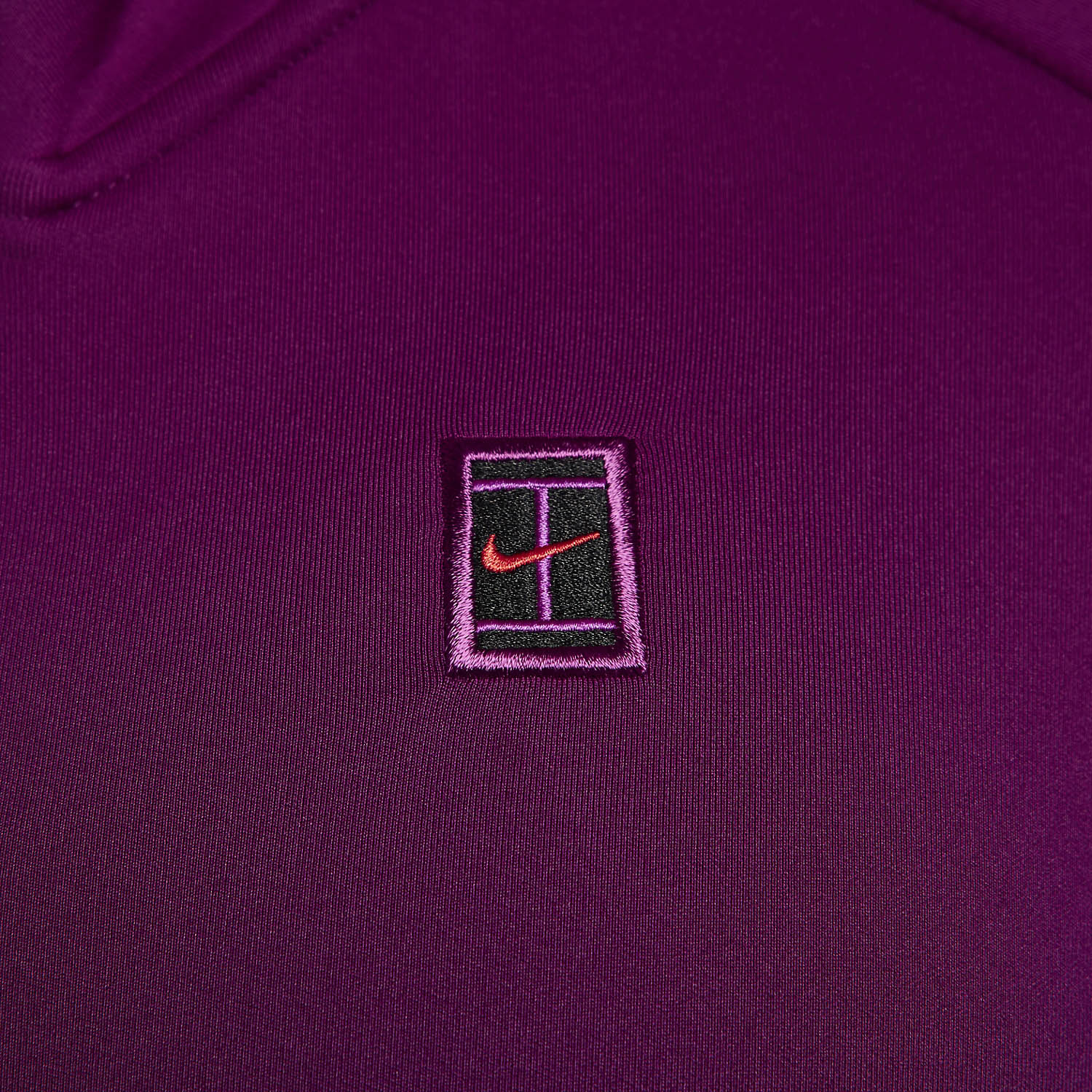 Nike Court Heritage Logo Women's Tennis Jacket - Sangria
