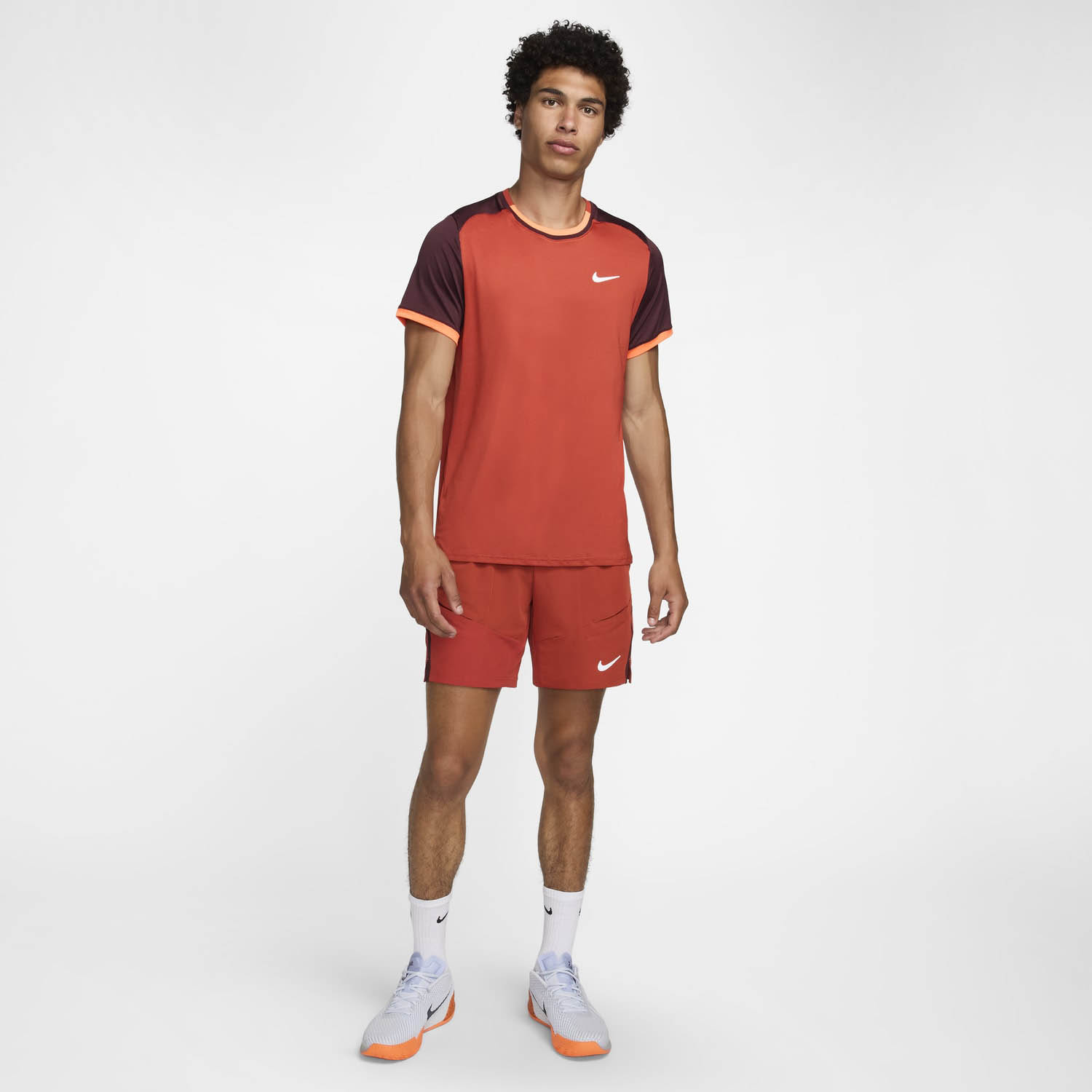 Nike Court Advantage 7in Men's Tennis Shorts - Dragon Red