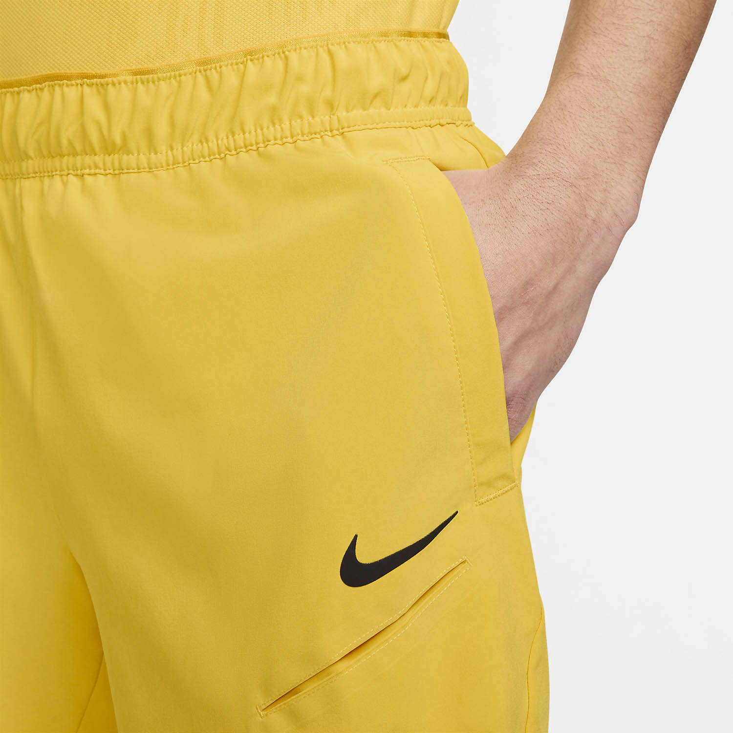 Nike Court Slam 6.5in Men's Tennis Shorts - Vivid Sulfur