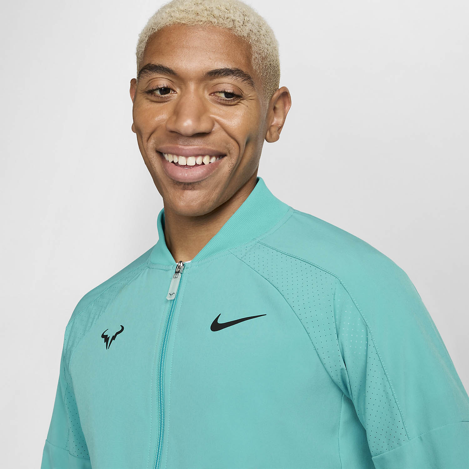 Nike Dri-FIT Rafa Men's Tennis Jacket - Dusty Cactus/White