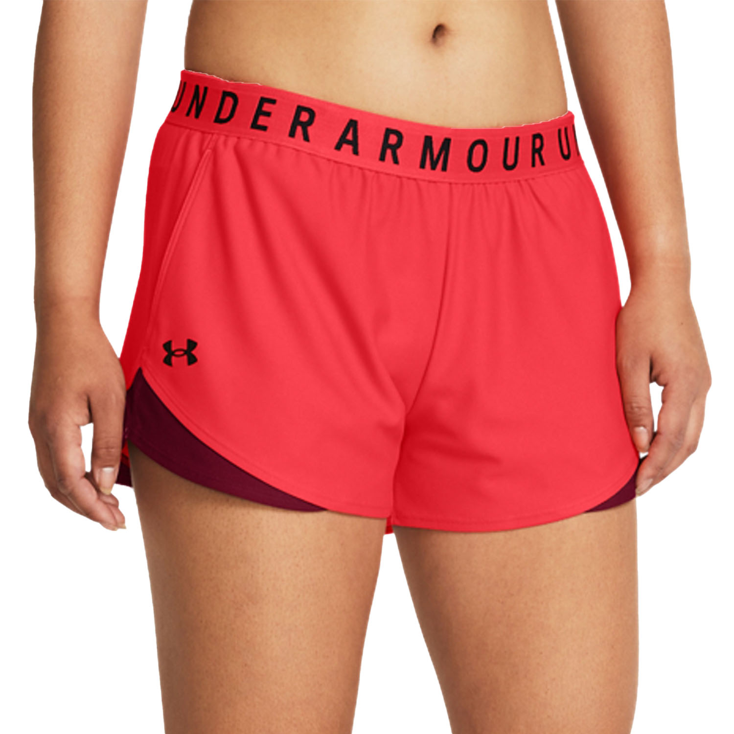 Under Armour Play Up 3.0 3in Shorts - Racer Red