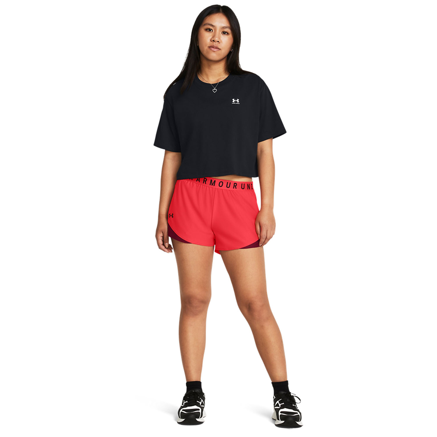 Under Armour Play Up 3.0 3in Shorts - Racer Red