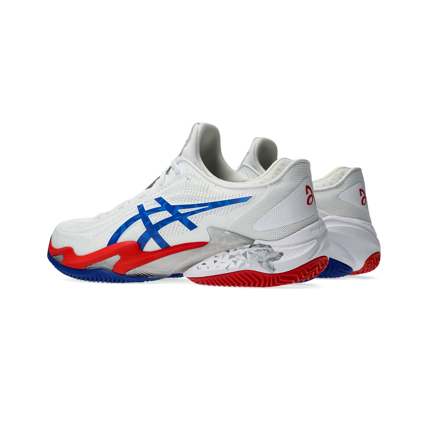 Asics Court FF 3 Novak Clay Men's Tennis Shoes - White/Blue