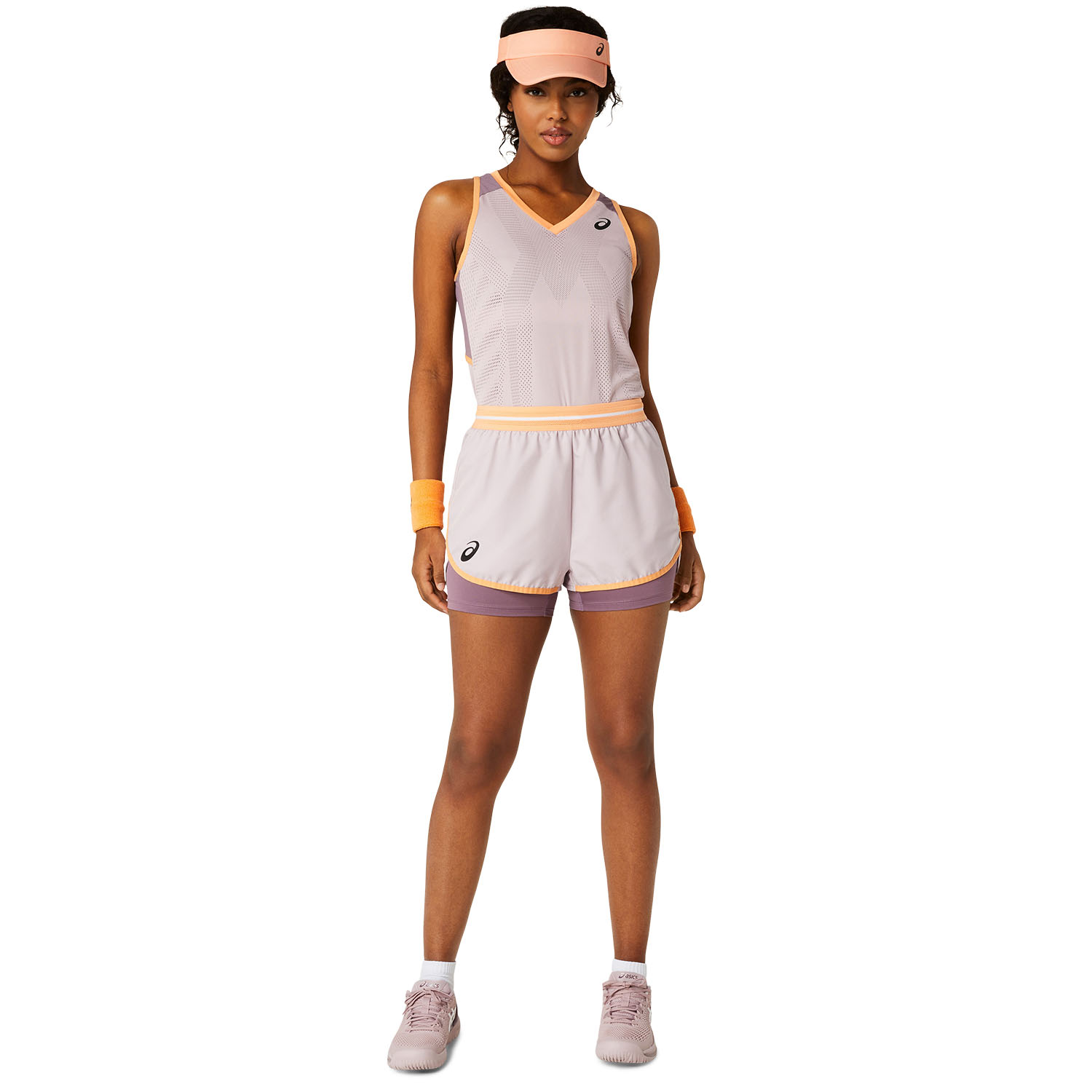 Asics Match 2in Shorts - Watershed Rose