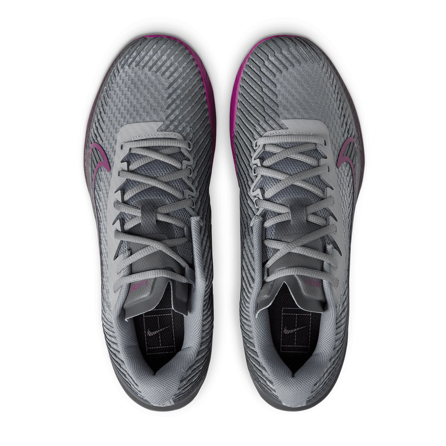 Nike Court Air Zoom Vapor 11 HC Men's Tennis Shoes - Smoke Grey