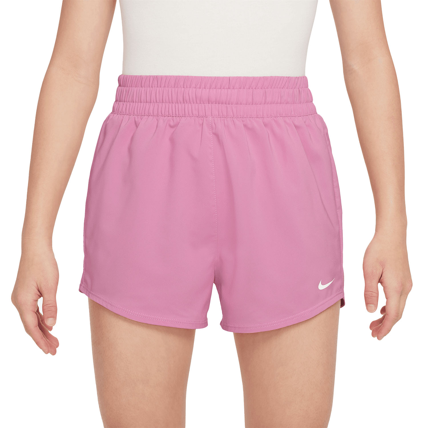 Nike Dri-FIT One 3in Girl's Tennis Shorts Magic Flamingo
