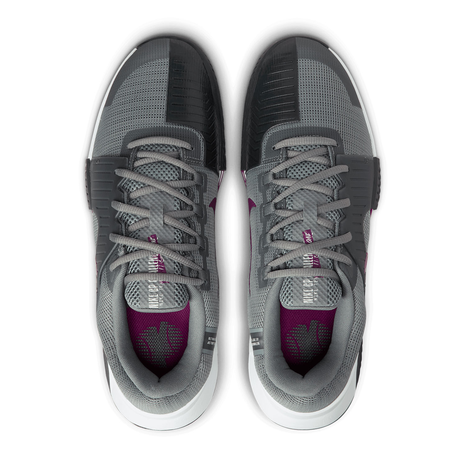 Nike Zoom GP Challenge 1 HC Men's Tennis Shoes - Smoke Grey