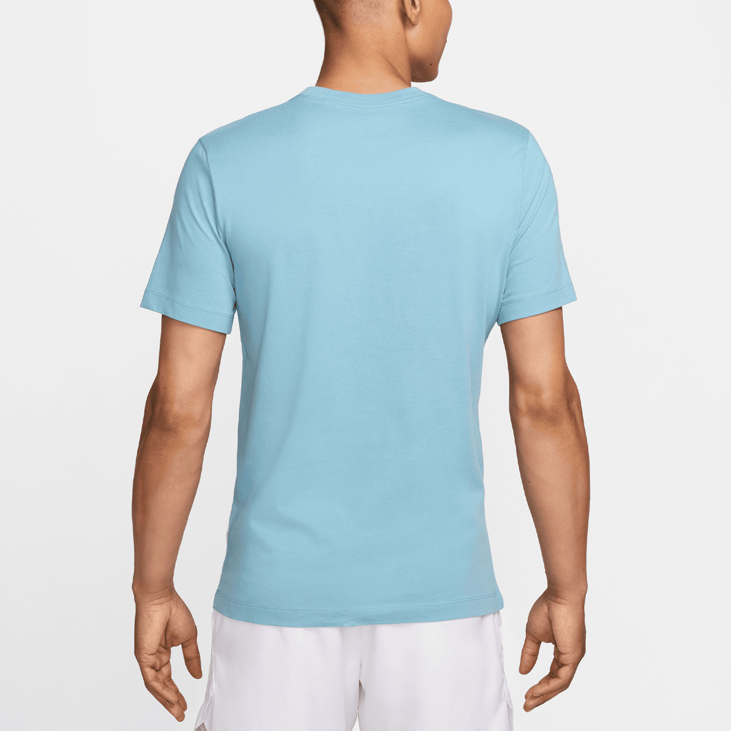 Nike Court Heritage Men's Tennis T-Shirt - Denim Turquoise
