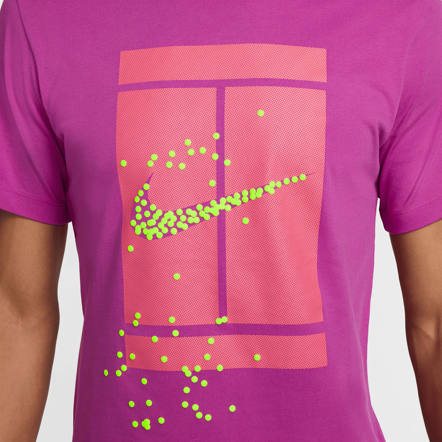 半袖Tシャツ★ニューエラ★夏流行 WATER FOUNTAIN SAMBA NikeCourt Men's Tennis T-Shirt FJ1500-657